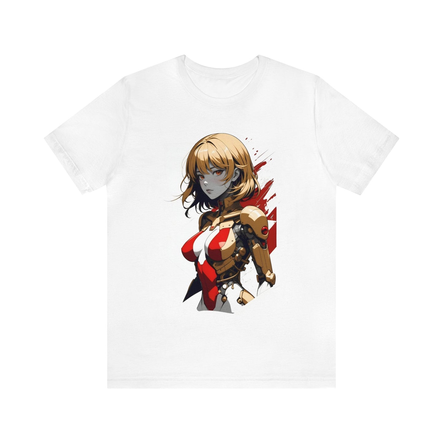 Kǎtōng Piàn - Mecha Girl Collection - Camila - Unisex Jersey Short Sleeve Tee Printify