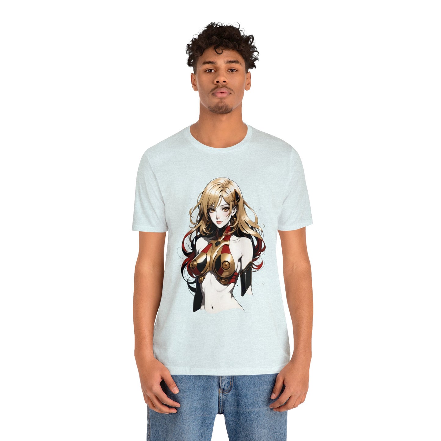 Kǎtōng Piàn - Mecha Girl Collection - Evelyn - Unisex Jersey Short Sleeve Tee Printify
