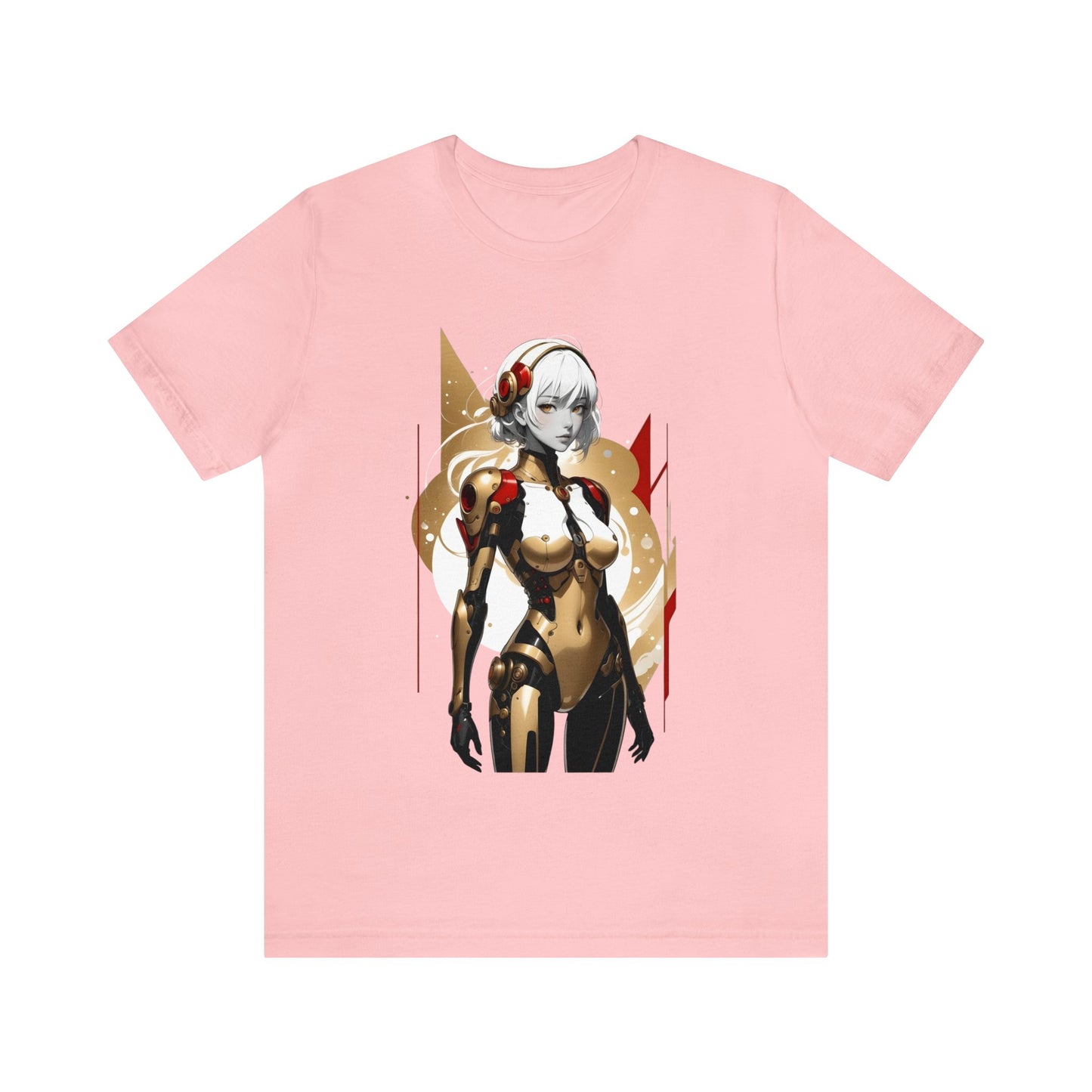 Kǎtōng Piàn - Mecha Girl Collection - Ella - Unisex Jersey Short Sleeve Tee Printify
