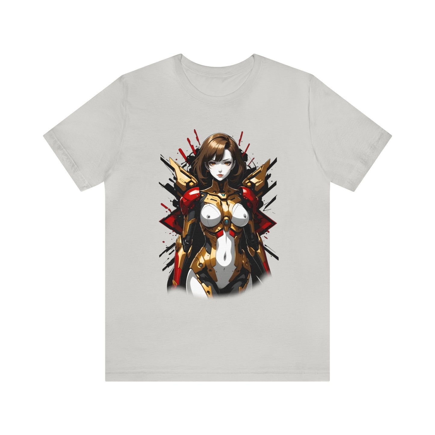 Kǎtōng Piàn - Mecha Girl Collection - Nova - Unisex Jersey Short Sleeve Tee Printify
