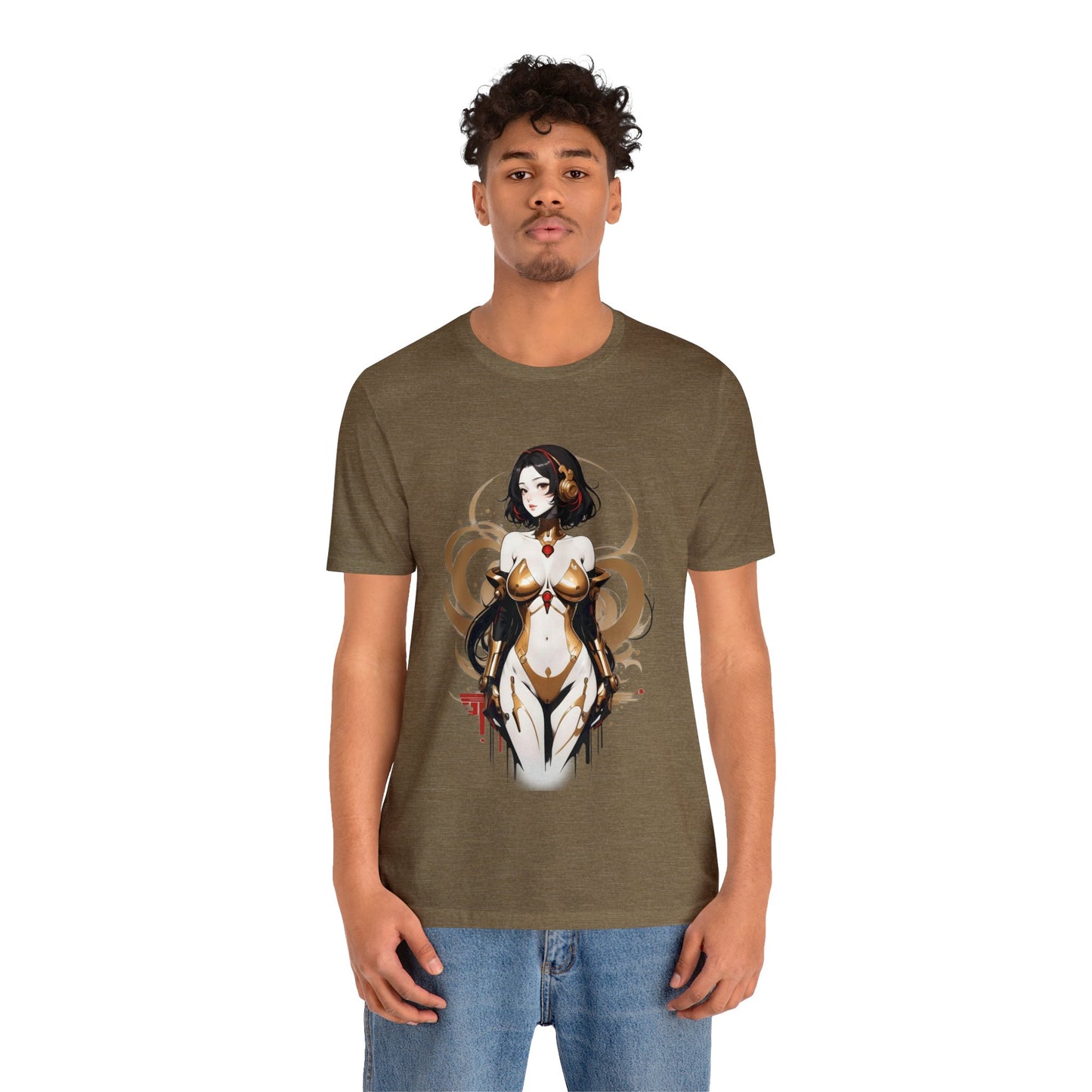 Kǎtōng Piàn - Mecha Girl Collection - Penelope - Unisex Jersey Short Sleeve Tee Printify