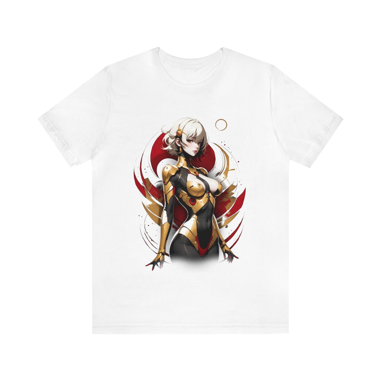 Kǎtōng Piàn - Mecha Girl Collection - Emily - Unisex Jersey Short Sleeve Tee Printify