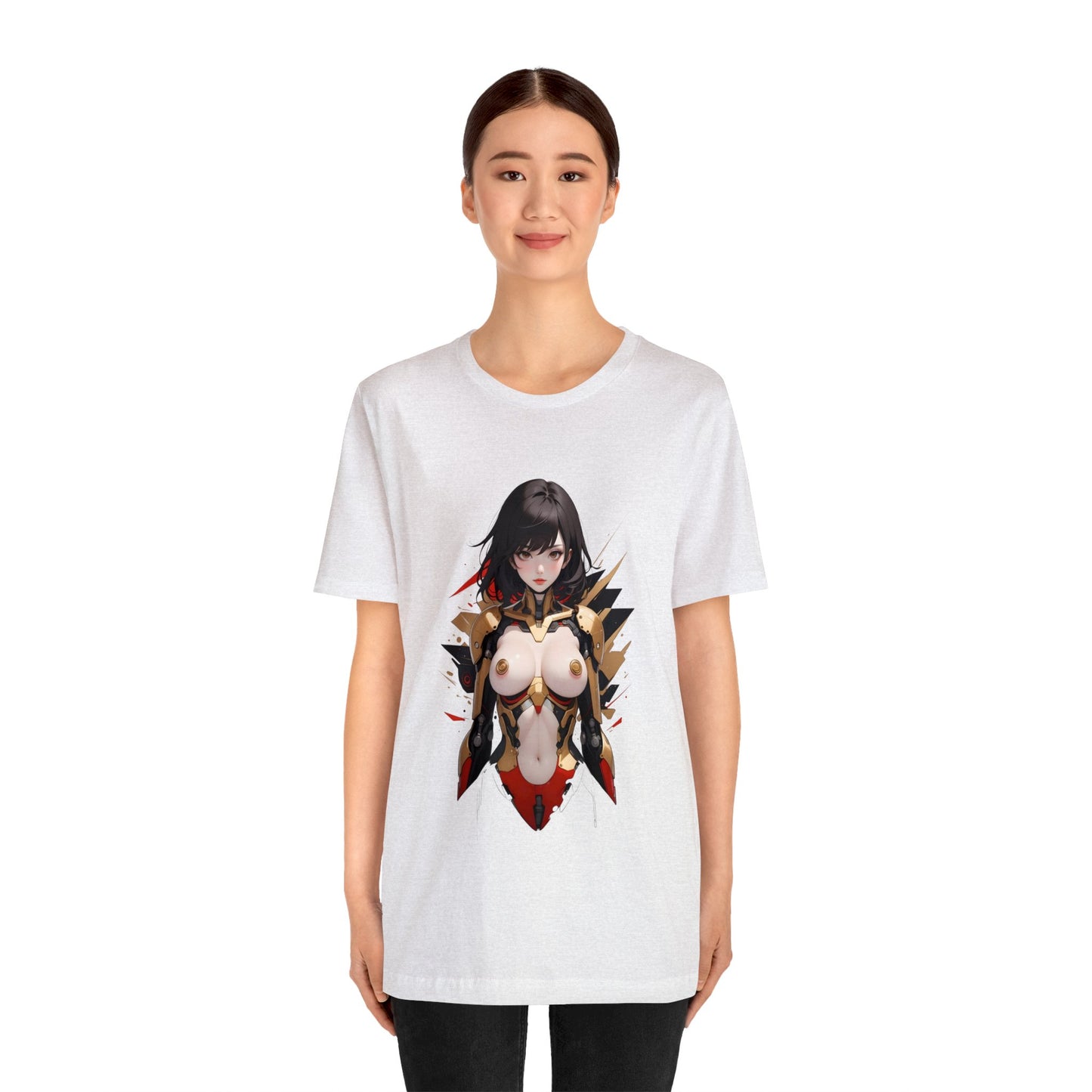 Kǎtōng Piàn - Mecha Girl Collection - Anna - Unisex Jersey Short Sleeve Tee Printify