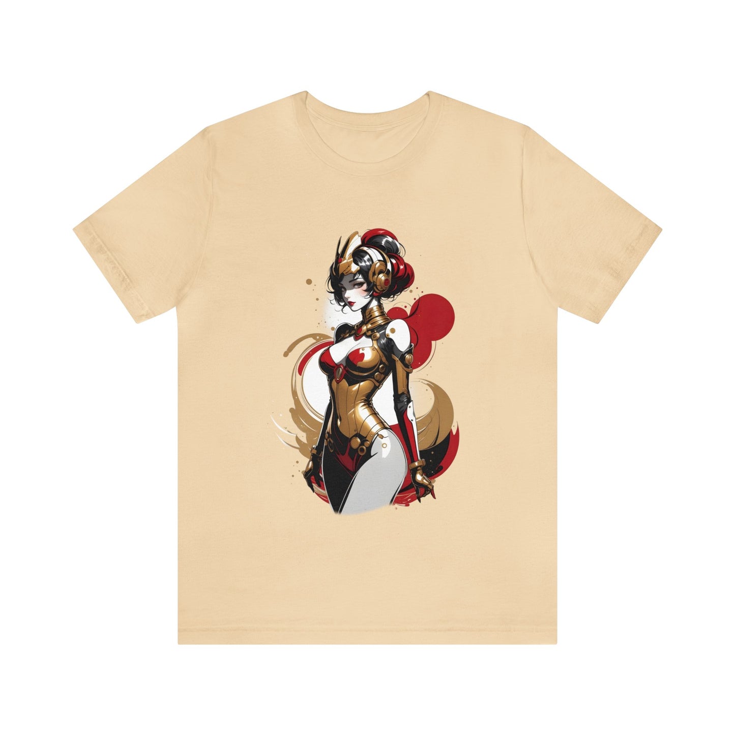 Kǎtōng Piàn - Mecha Girl Collection - Grace - Unisex Jersey Short Sleeve Tee Printify