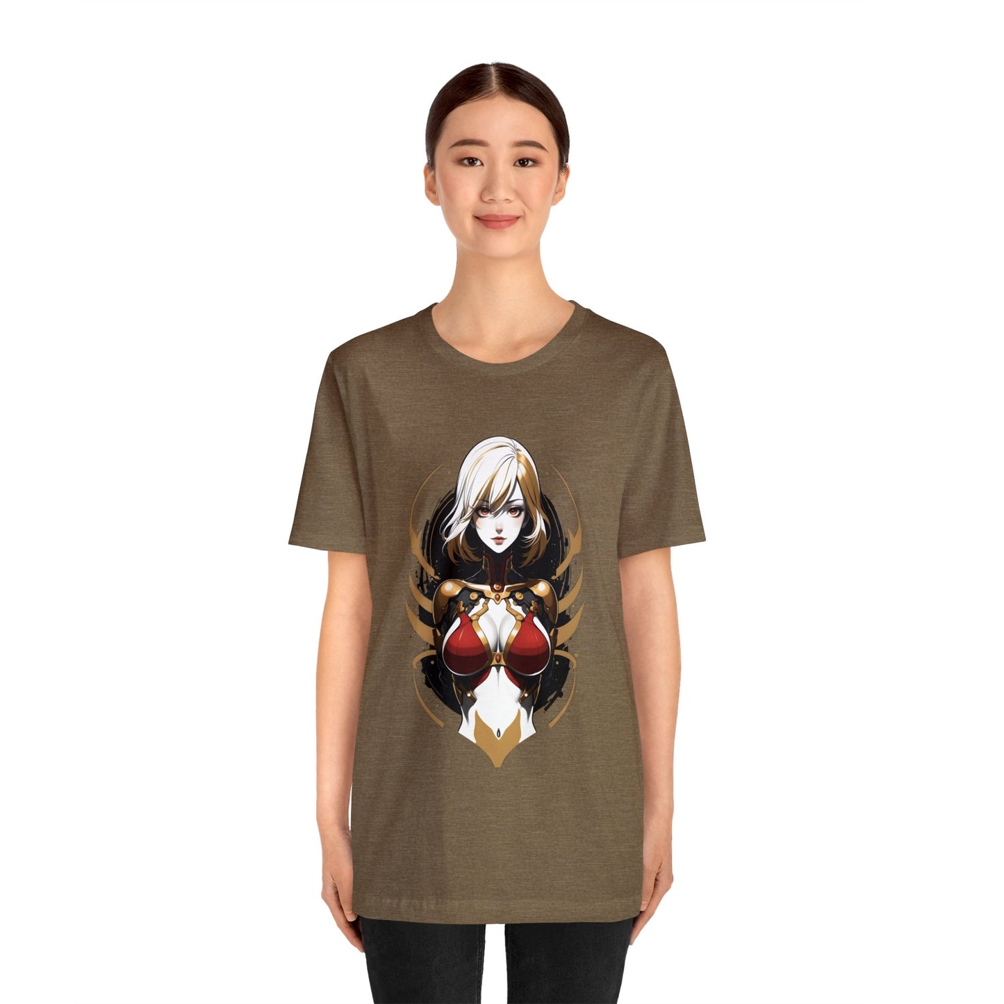 Kǎtōng Piàn - Mecha Girl Collection - Chloé - Unisex Jersey Short Sleeve Tee Printify