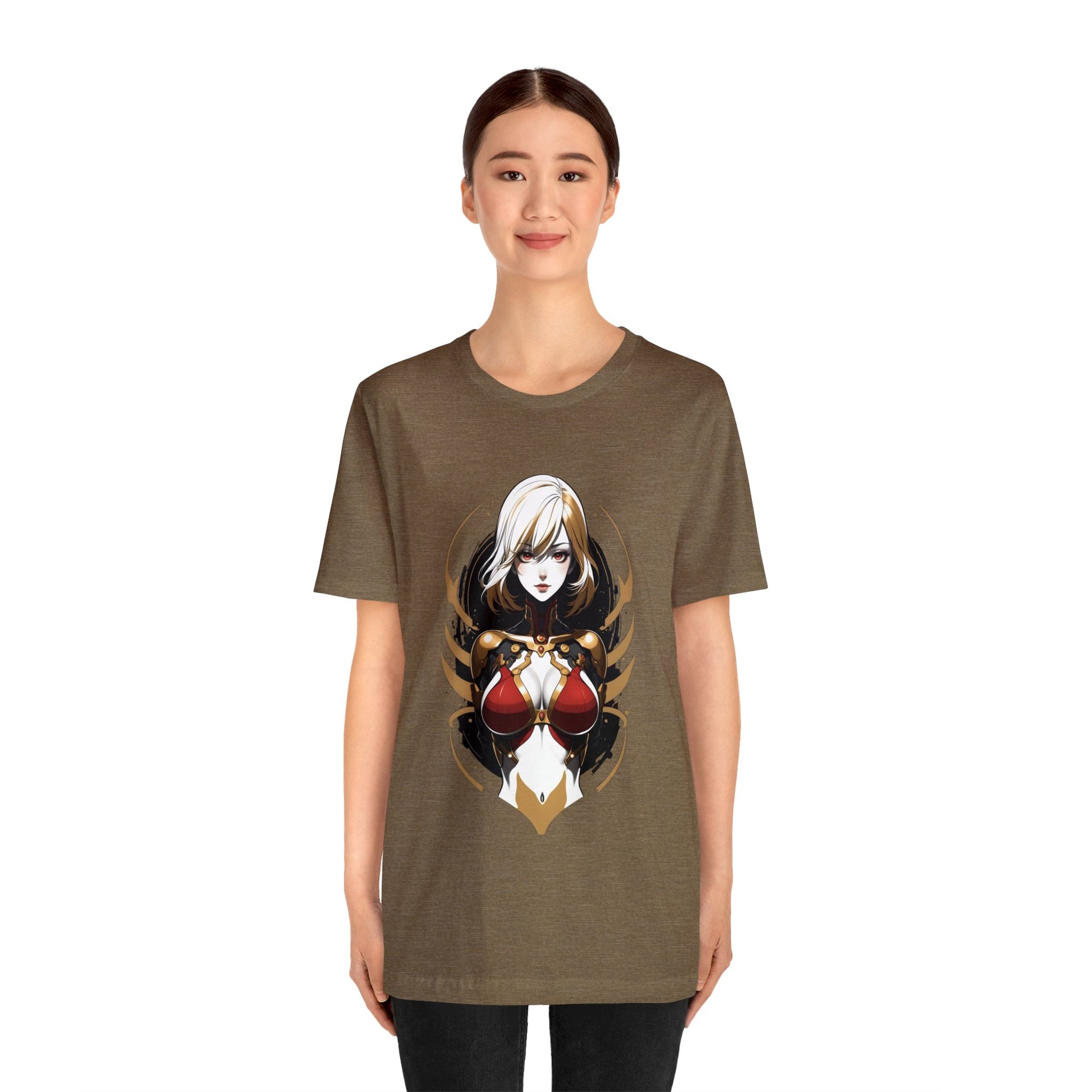 Kǎtōng Piàn - Mecha Girl Collection - Chloé - Unisex Jersey Short Sleeve Tee Printify