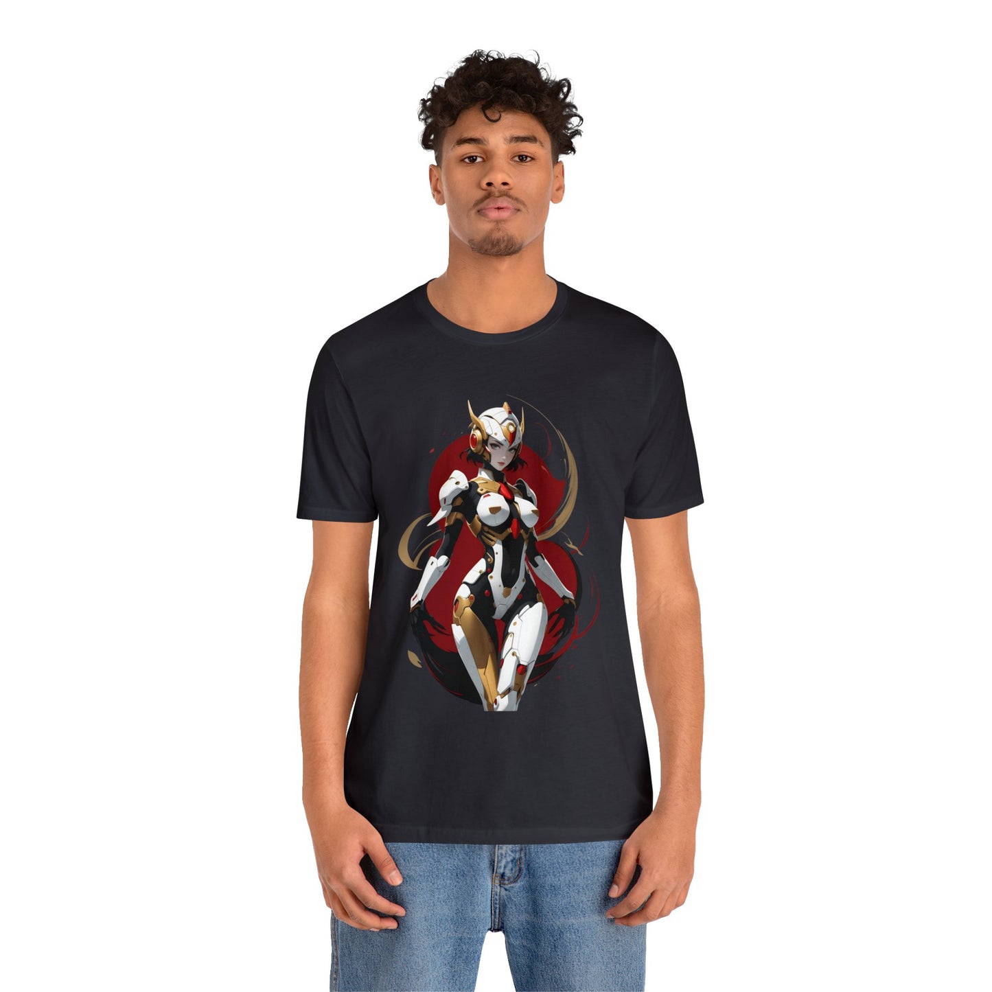 Kǎtōng Piàn - Mecha Girl Collection - Charlotte - Unisex Jersey Short Sleeve Tee Printify