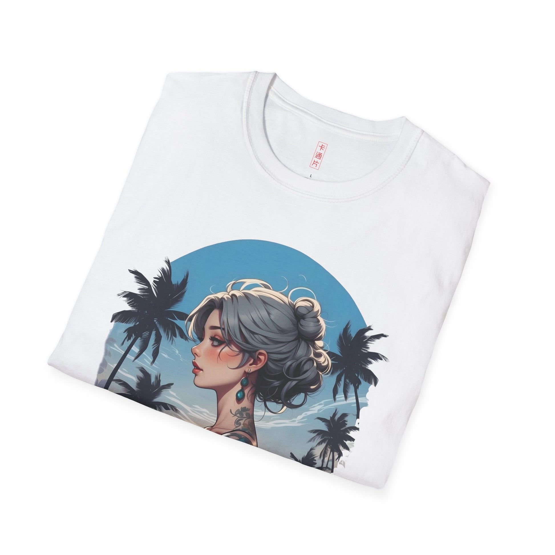 Azura Splash Unisex Softstyle T-Shirt California Surf Printify