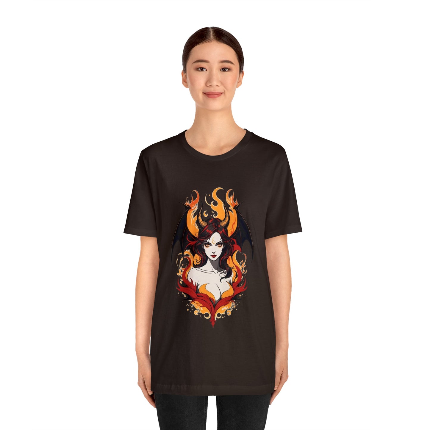 Kǎtōng Piàn - Devil Woman Collection - Circe - Unisex Jersey Short Sleeve Tee Printify