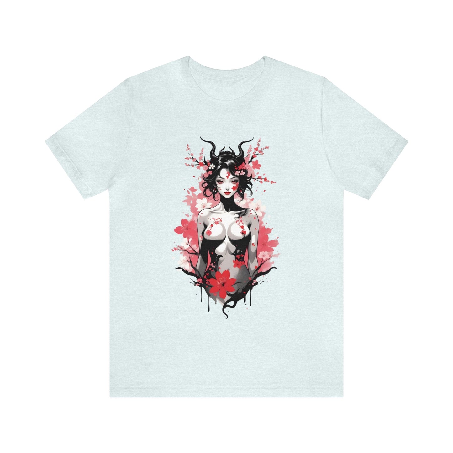 Kǎtōng Piàn - Oni Collection - Hannya - Unisex Jersey Short Sleeve Tee Printify