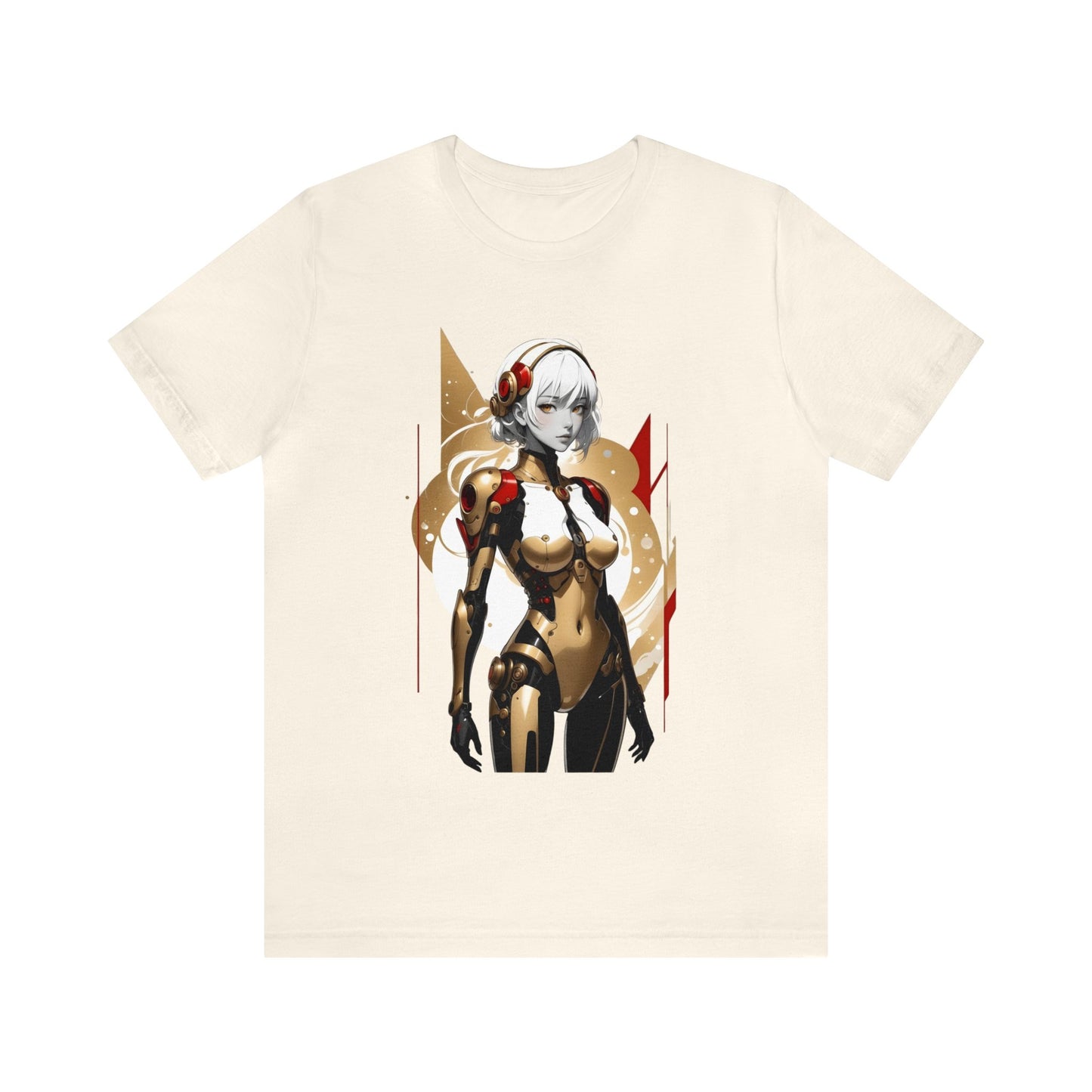 Kǎtōng Piàn - Mecha Girl Collection - Ella - Unisex Jersey Short Sleeve Tee Printify
