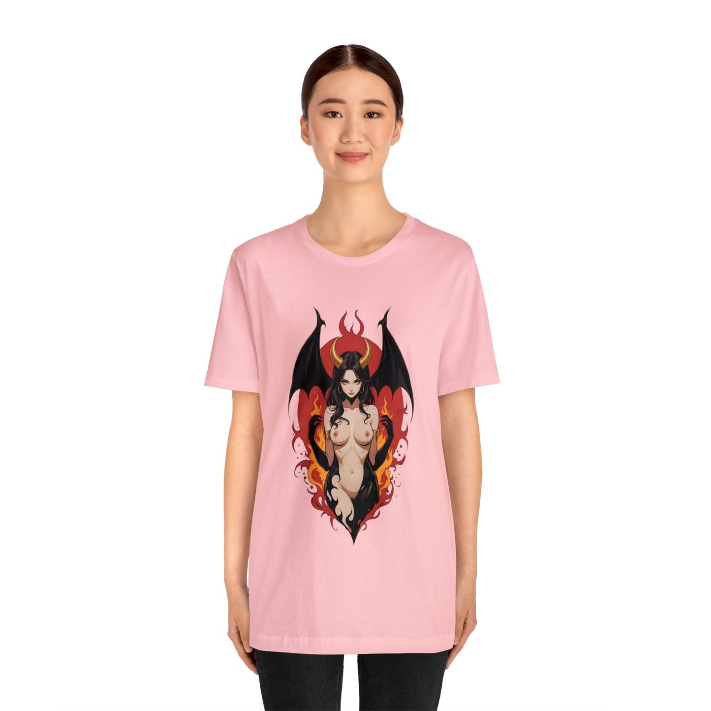 Kǎtōng Piàn - Devil Woman Collection - Devany - Unisex Jersey Short Sleeve Tee Printify