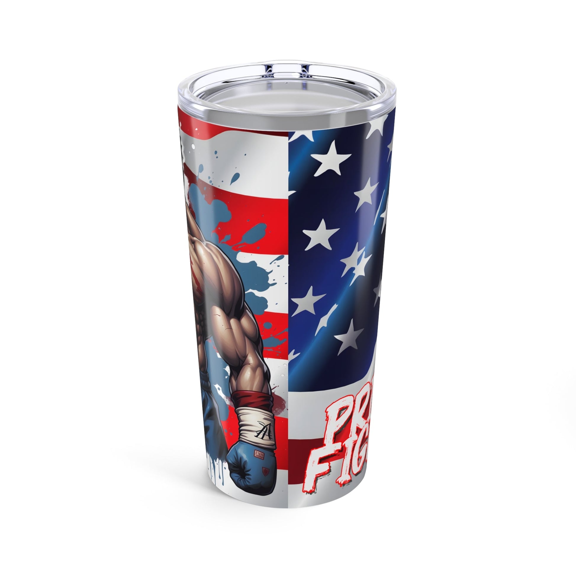 Prized Fighter Steel Tempest Tumbler 20oz Printify