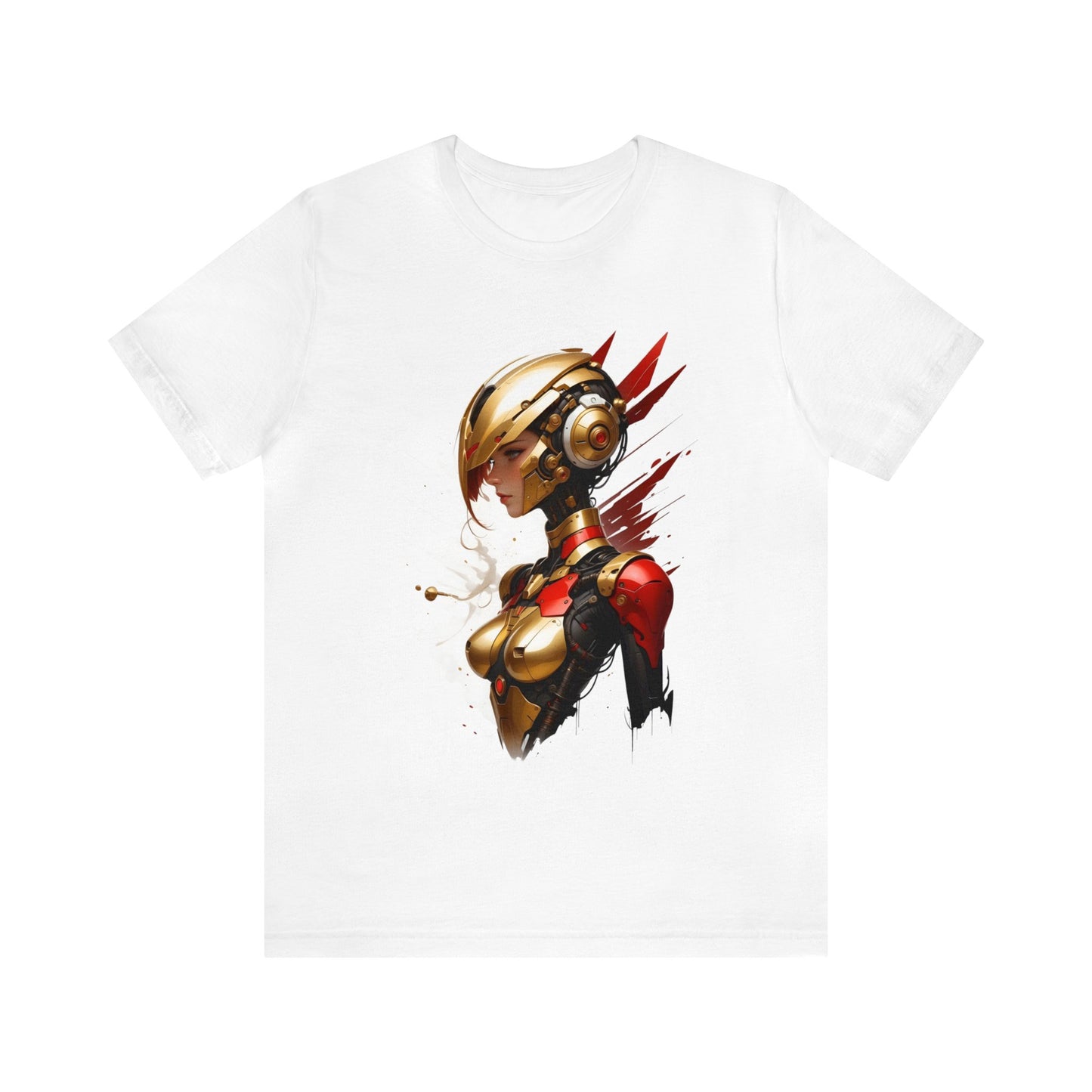 Kǎtōng Piàn - Mecha Girl Collection - Isabella - Unisex Jersey Short Sleeve Tee Printify