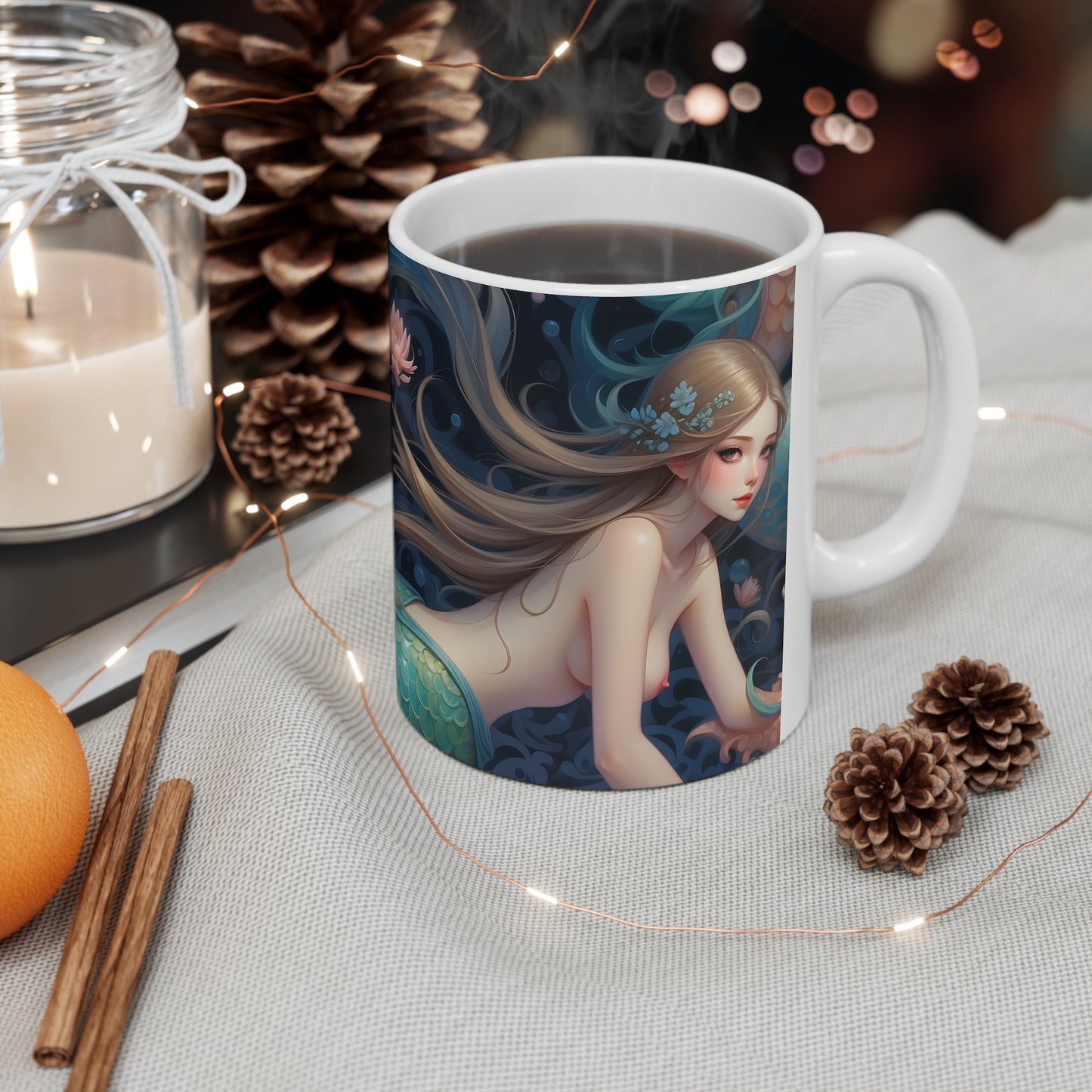Kǎtōng Piàn - Mermaid Collection - 004 - Ceramic Mug Printify