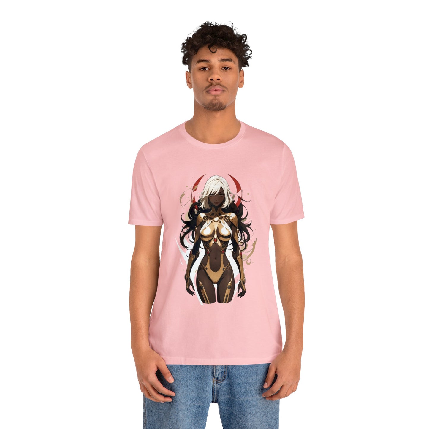 Kǎtōng Piàn - Mecha Girl Collection - Elizabeth - Unisex Jersey Short Sleeve Tee Printify
