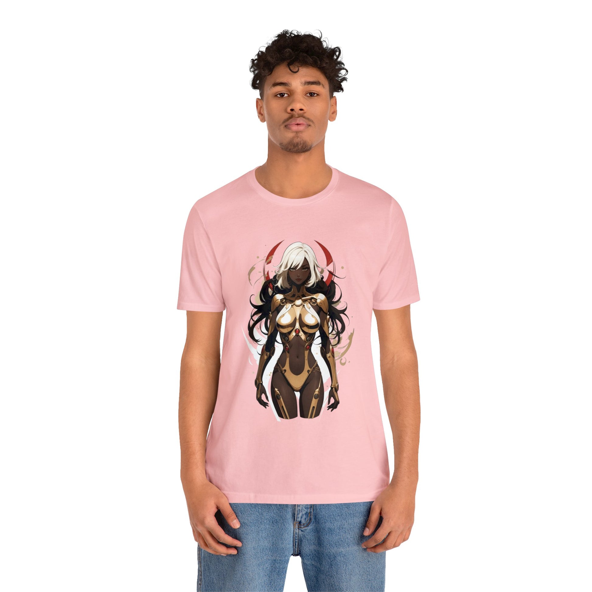 Kǎtōng Piàn - Mecha Girl Collection - Elizabeth - Unisex Jersey Short Sleeve Tee Printify