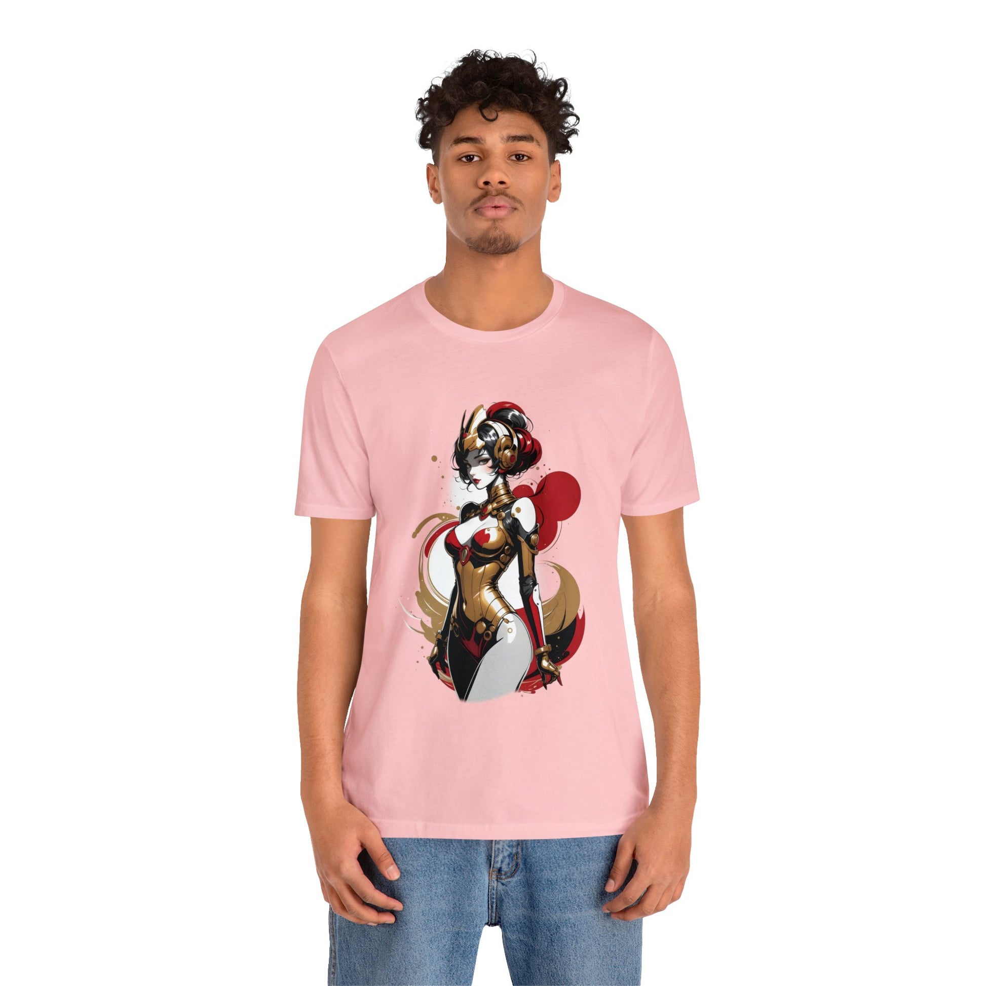 Kǎtōng Piàn - Mecha Girl Collection - Grace - Unisex Jersey Short Sleeve Tee Printify