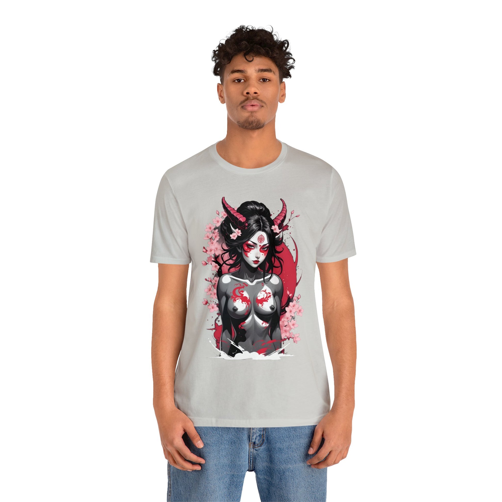 Kǎtōng Piàn - Oni Collection - Abyzou - Unisex Jersey Short Sleeve Tee Printify