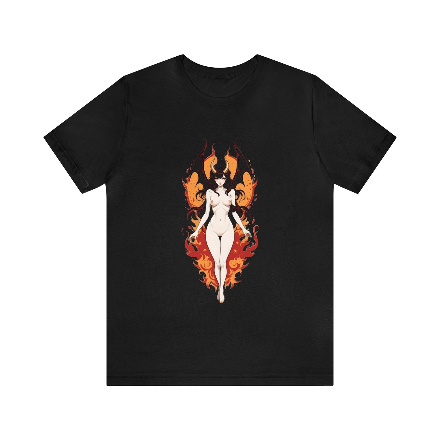 Kǎtōng Piàn - Devil Woman Collection - Akuji - Unisex Jersey Short Sleeve Tee Printify
