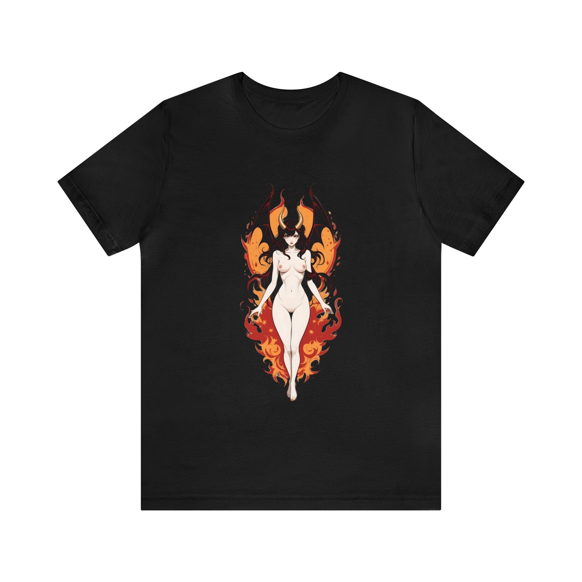 Kǎtōng Piàn - Devil Woman Collection - Akuji - Unisex Jersey Short Sleeve Tee Printify