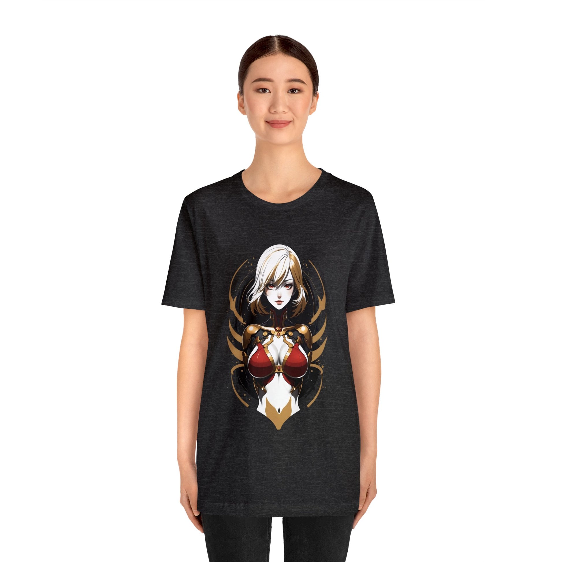 Kǎtōng Piàn - Mecha Girl Collection - Chloé - Unisex Jersey Short Sleeve Tee Printify