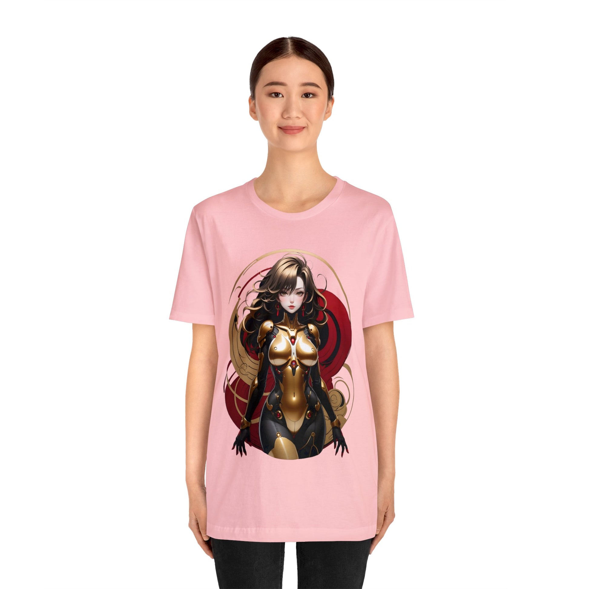 Kǎtōng Piàn - Mecha Girl Collection - Ava - Unisex Jersey Short Sleeve Tee Printify