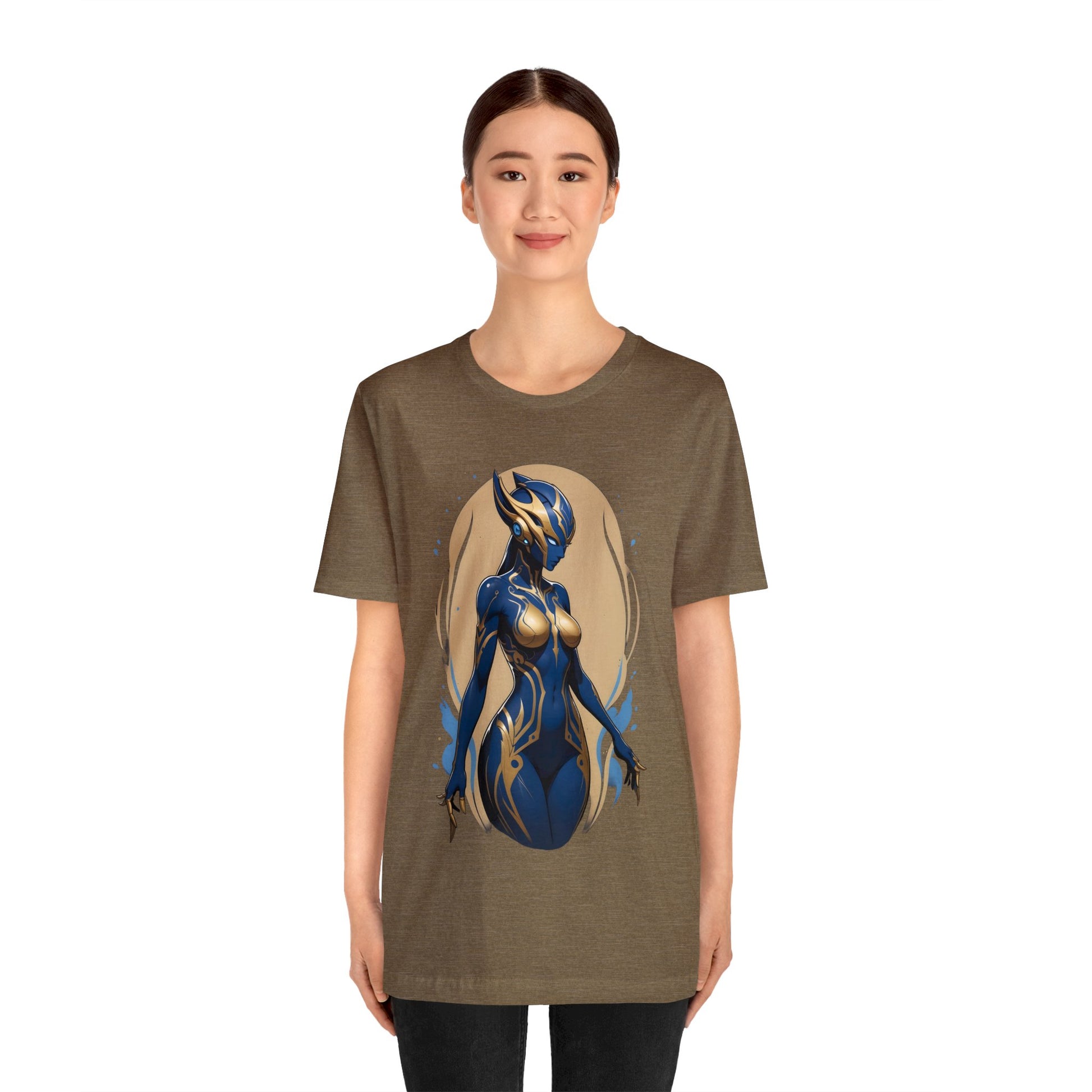 Kǎtōng Piàn - The Lotus Collection - Guinevere - Unisex Jersey Short Sleeve Tee Printify