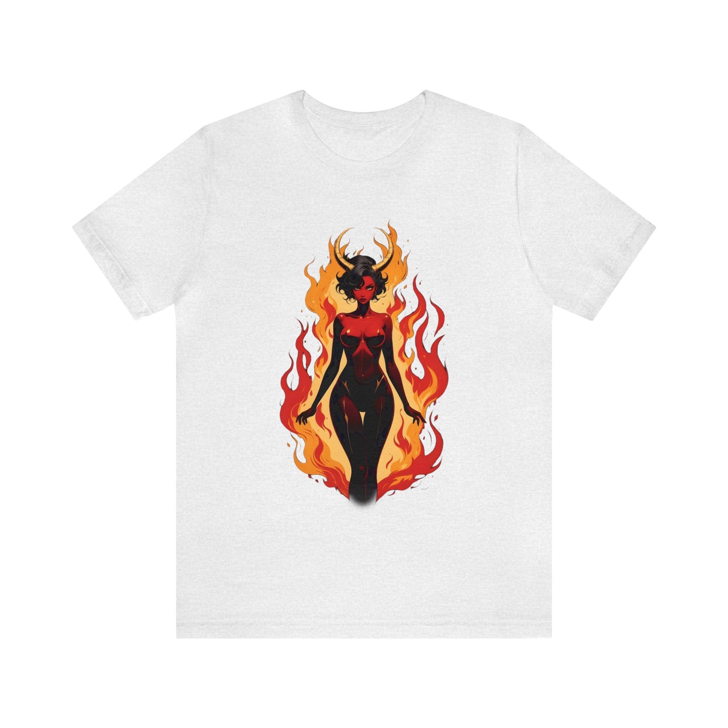 Kǎtōng Piàn - Devil Woman Collection - Drusilla - Unisex Jersey Short Sleeve Tee Printify