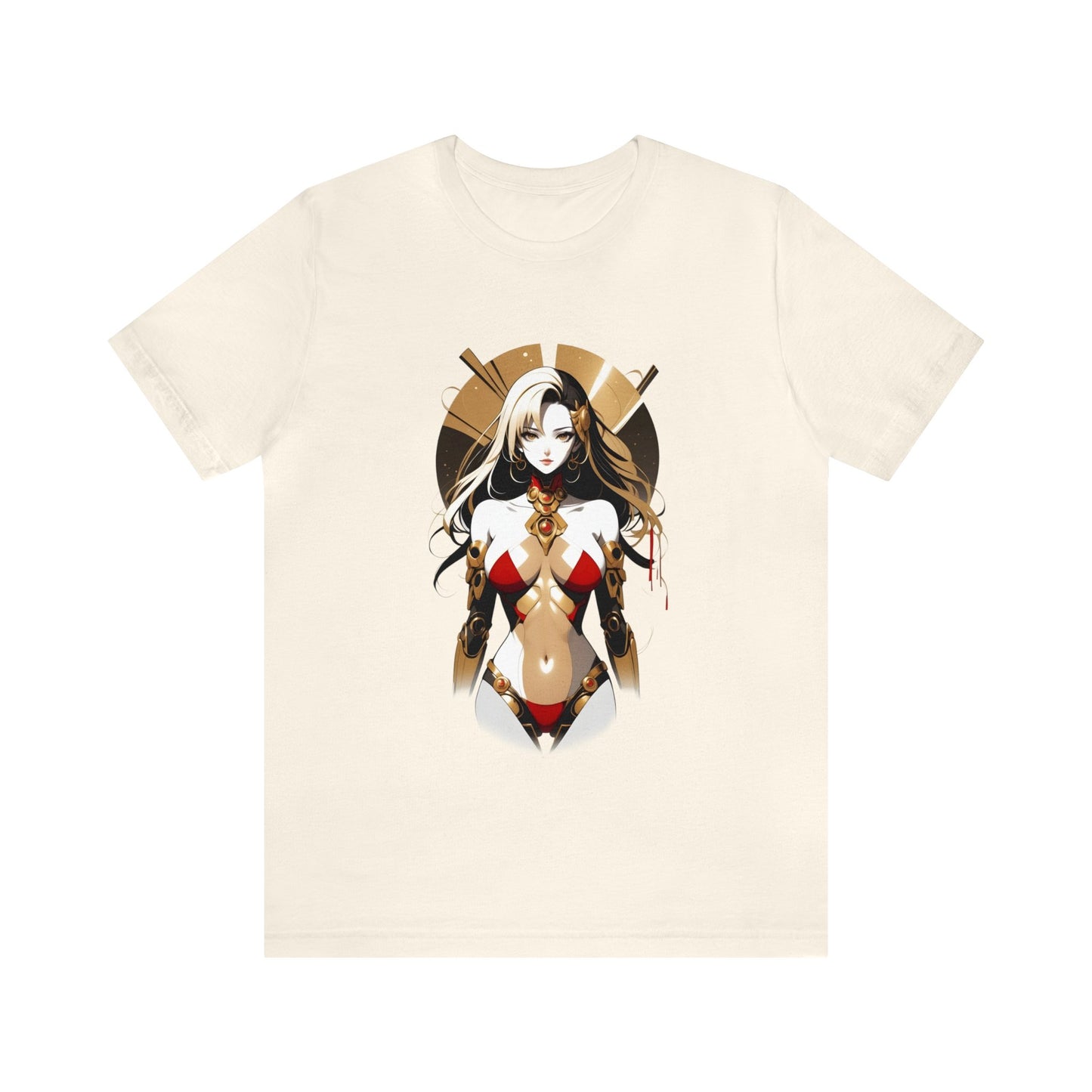 Kǎtōng Piàn - Mecha Girl Collection - Eleanor - Unisex Jersey Short Sleeve Tee Printify
