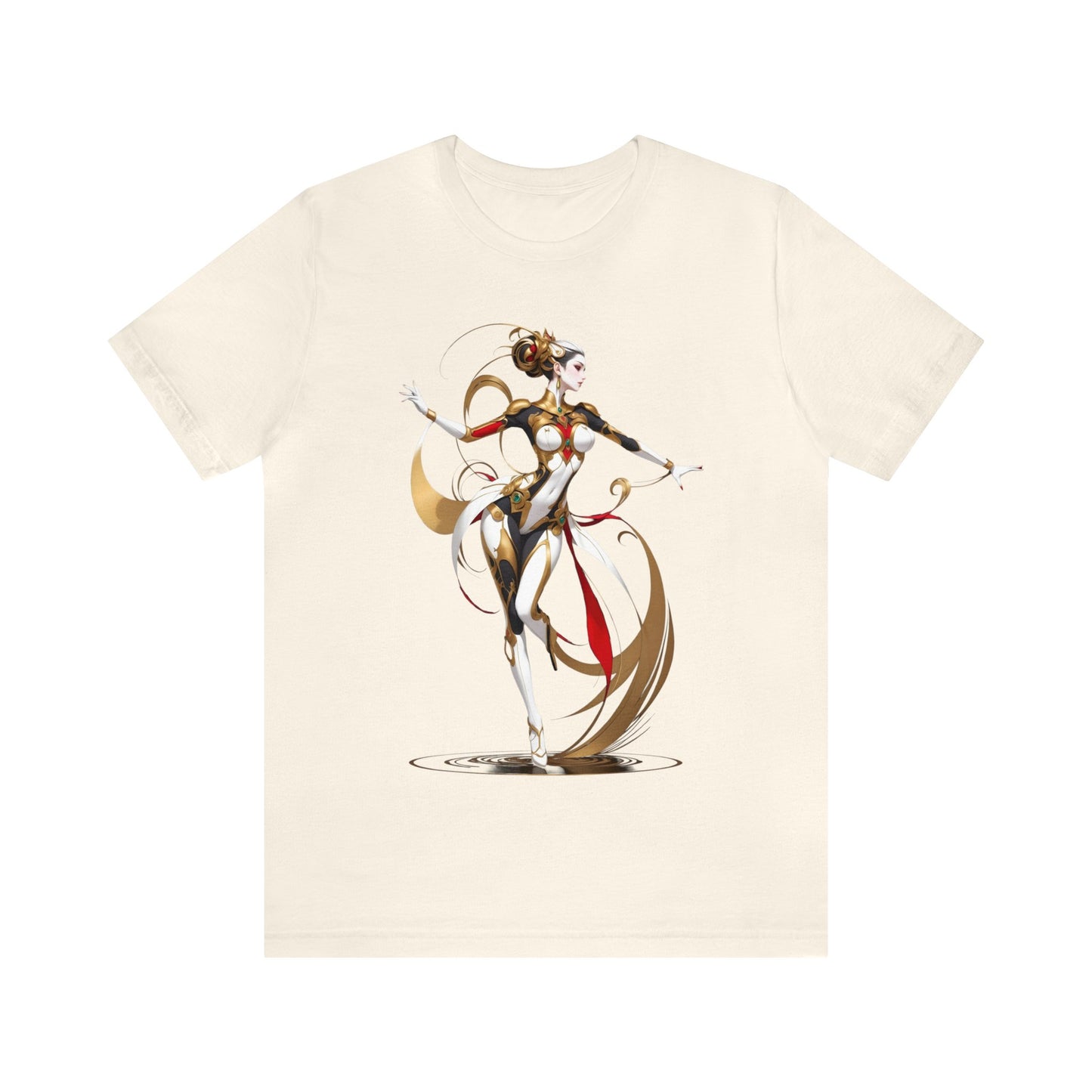 Kǎtōng Piàn - Mecha Girl Collection - Harper - Unisex Jersey Short Sleeve Tee Printify