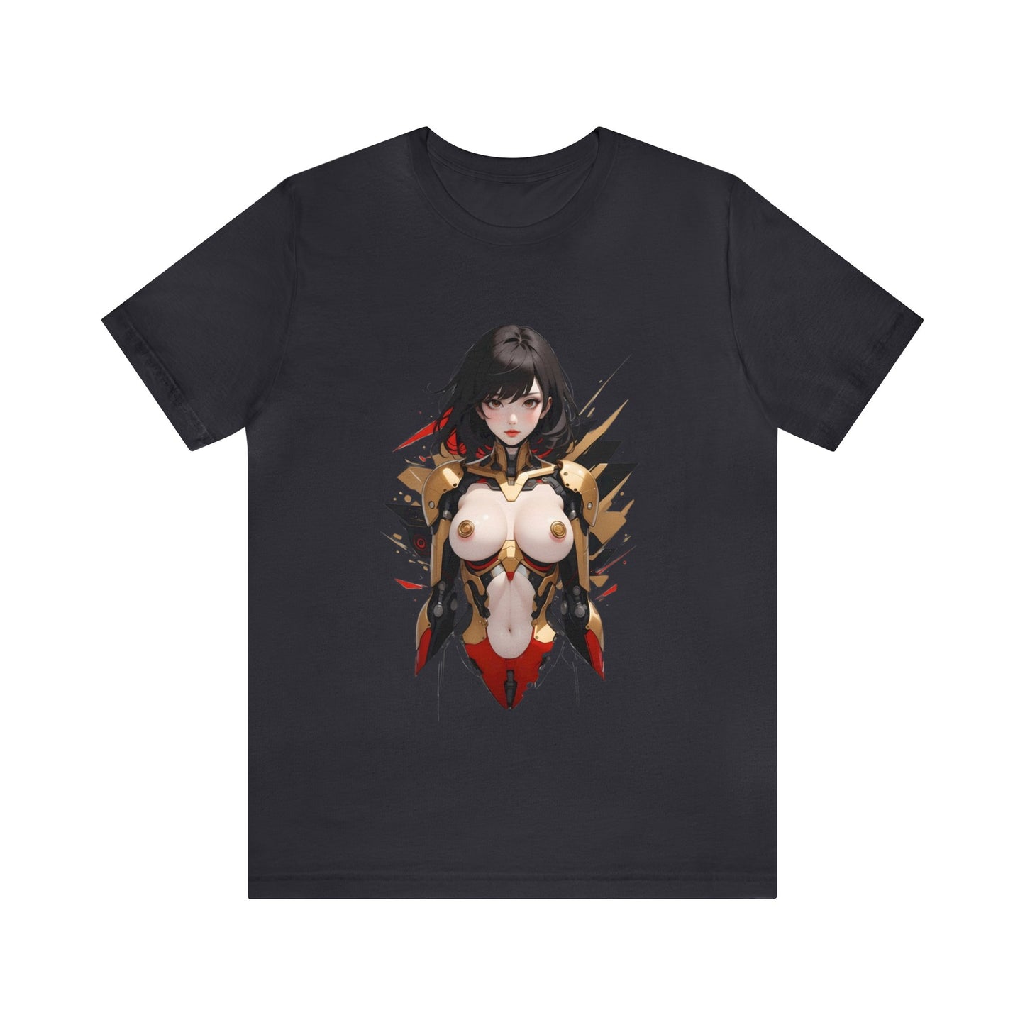 Kǎtōng Piàn - Mecha Girl Collection - Anna - Unisex Jersey Short Sleeve Tee Printify