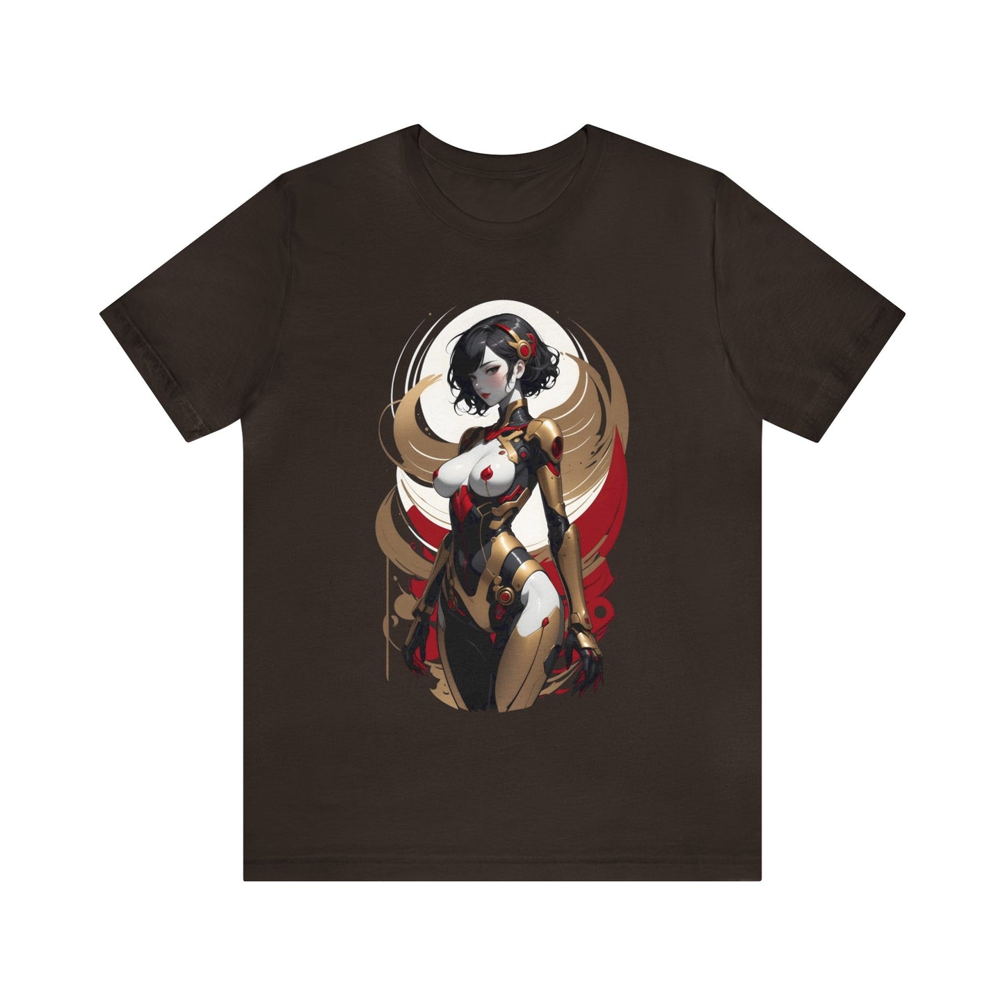 Kǎtōng Piàn - Mecha Girl Collection - Luna - Unisex Jersey Short Sleeve Tee Printify