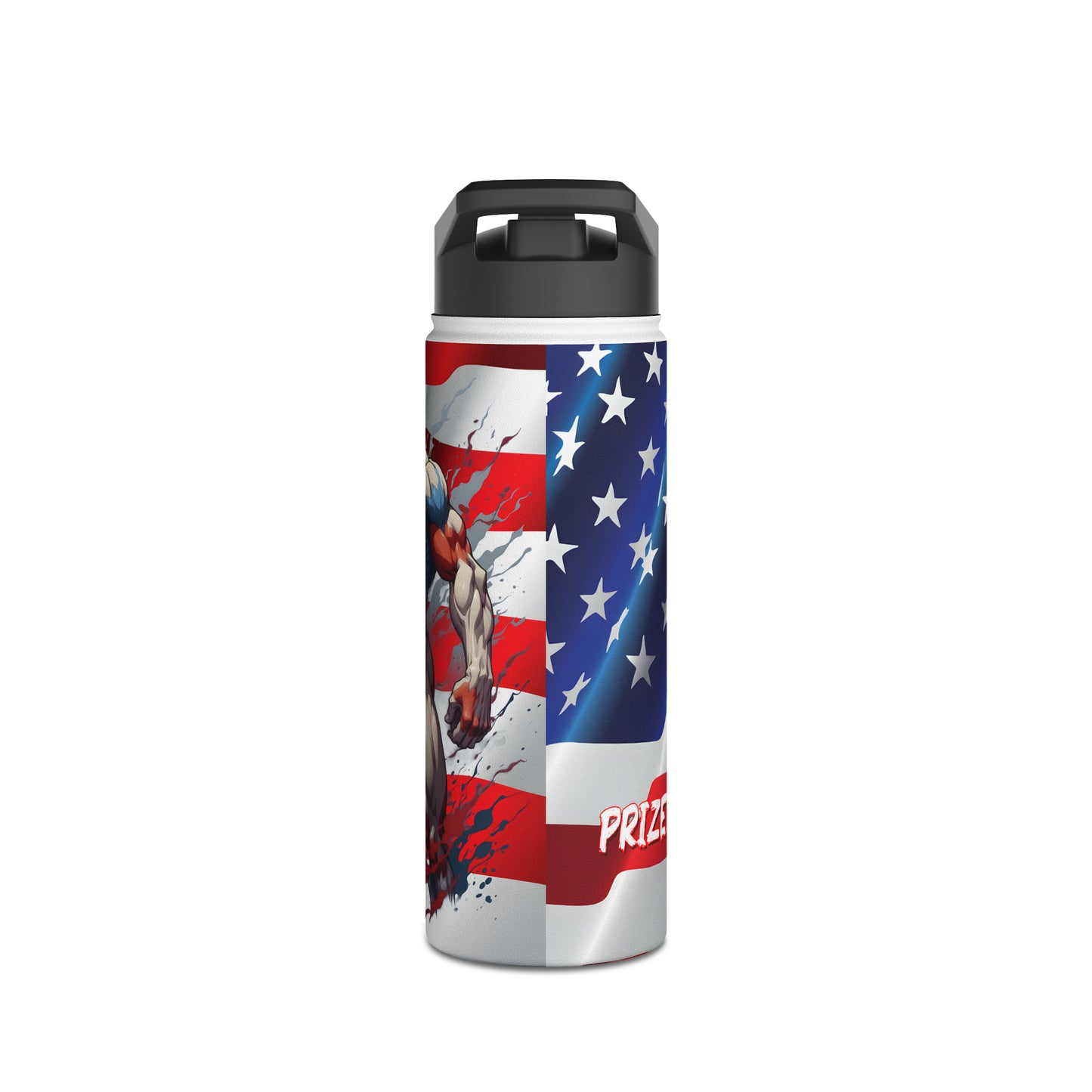 Kǎtōng Piàn - Prized Fighter Collection - America - 006 - Stainless Steel Water Bottle, Standard Lid - Verdine Daniels