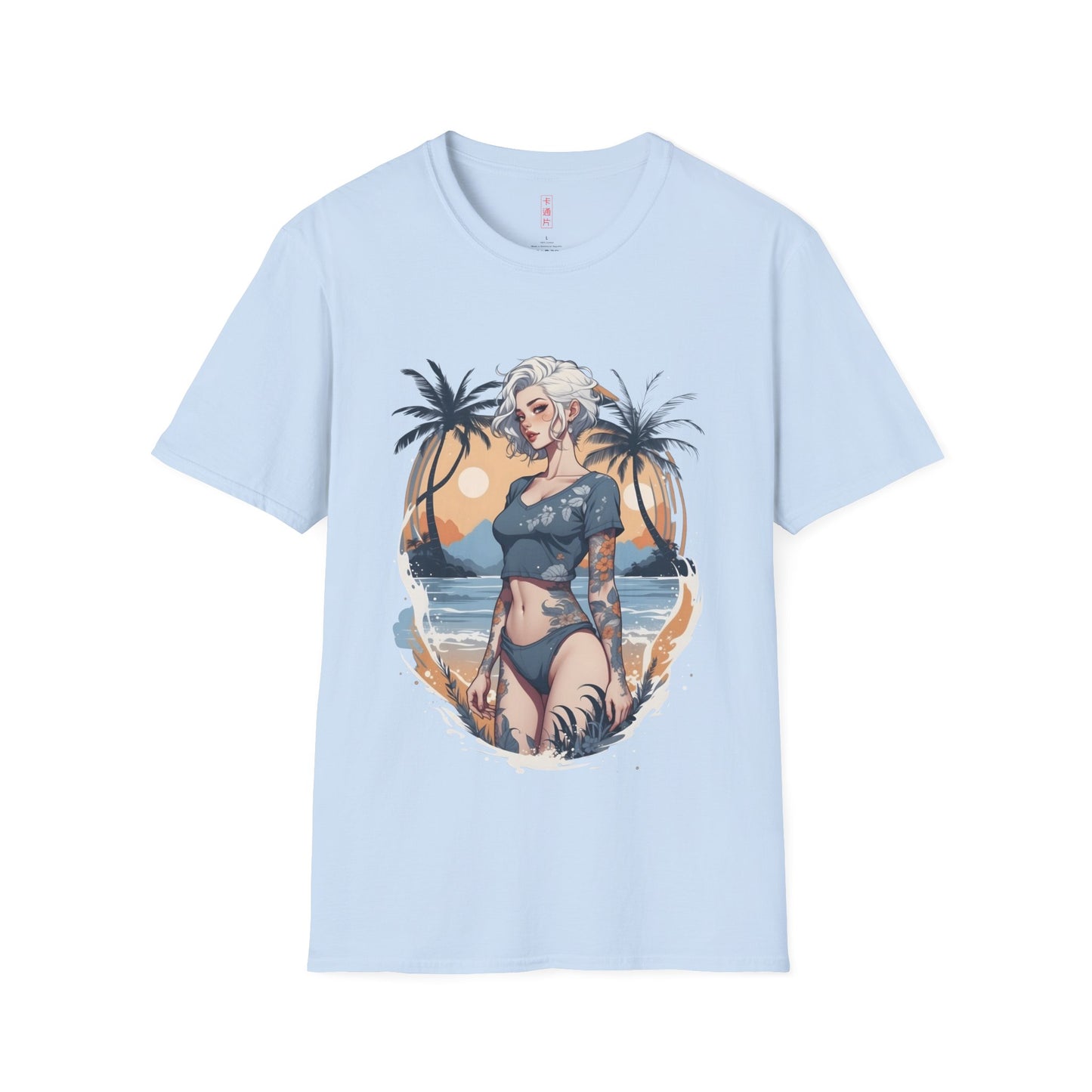 Kǎtōng Piàn - California Love Collection - 045 - Unisex Softstyle T-Shirt Printify