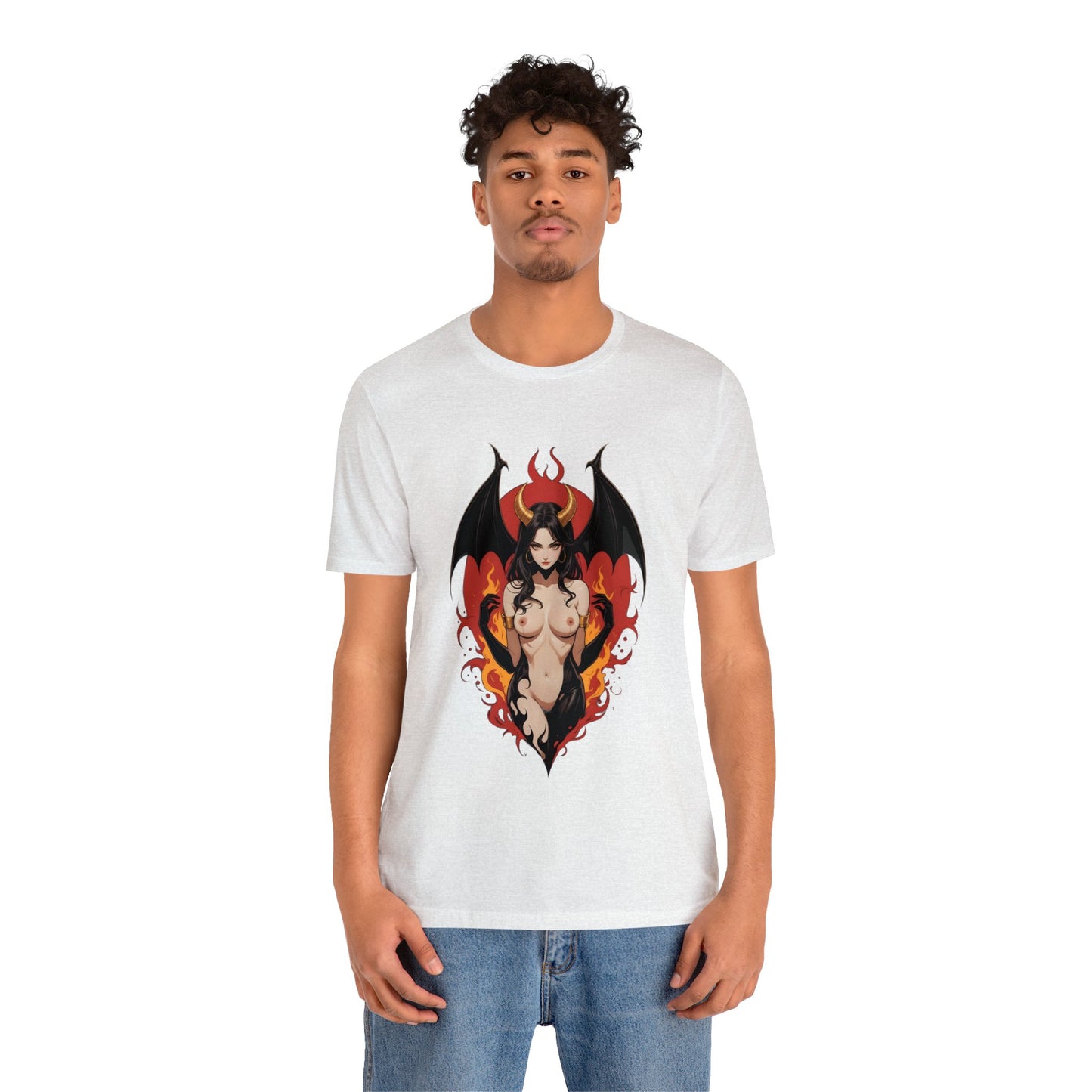 Kǎtōng Piàn - Devil Woman Collection - Devany - Unisex Jersey Short Sleeve Tee Printify
