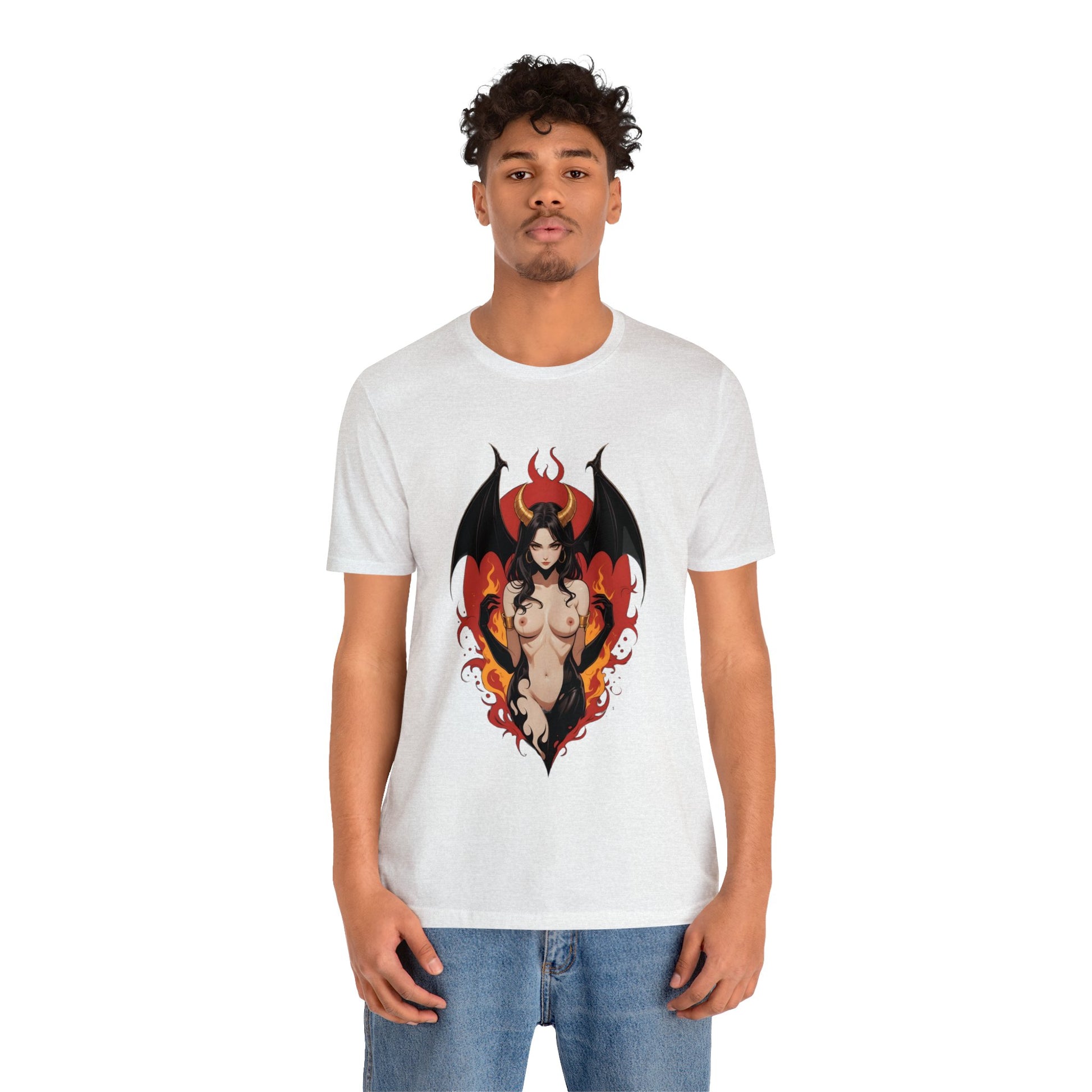 Kǎtōng Piàn - Devil Woman Collection - Devany - Unisex Jersey Short Sleeve Tee Printify