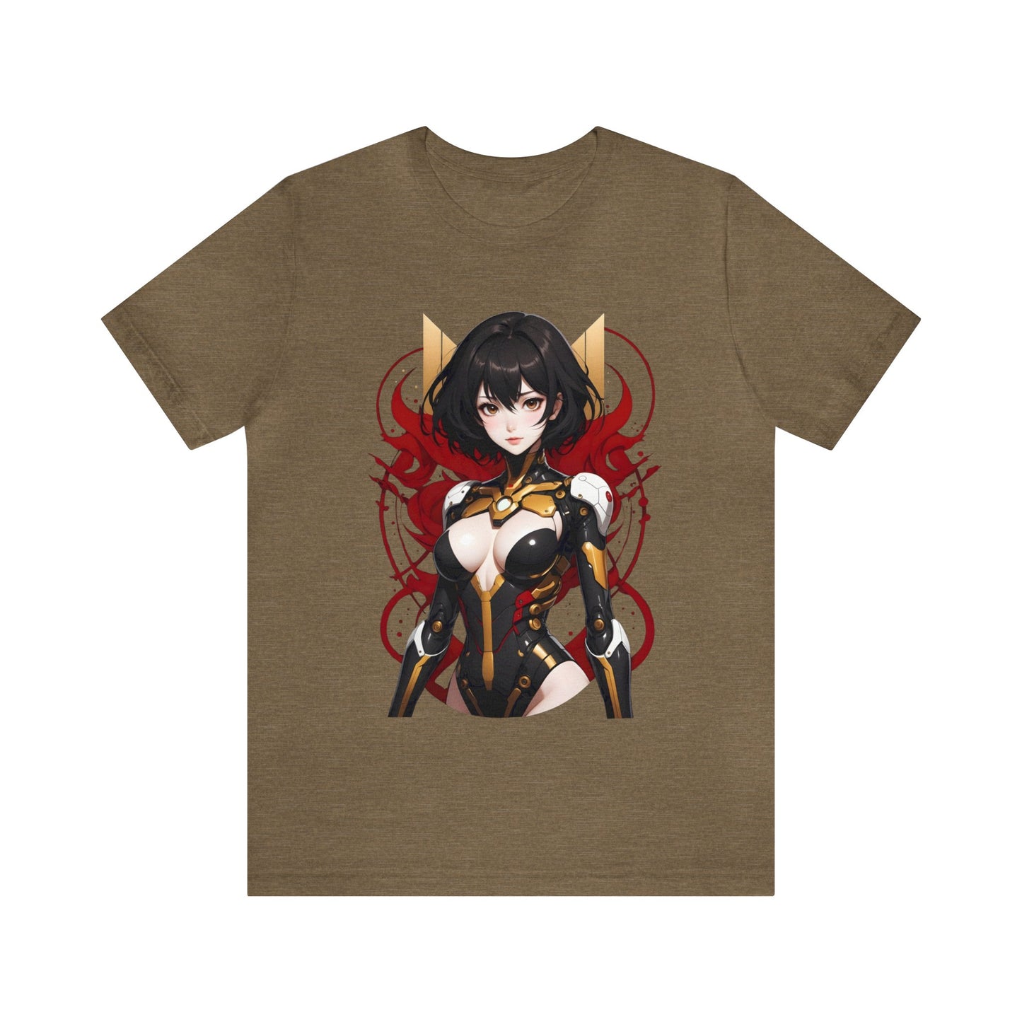 Kǎtōng Piàn - Mecha Girl Collection - Abigail - Unisex Jersey Short Sleeve Tee Printify