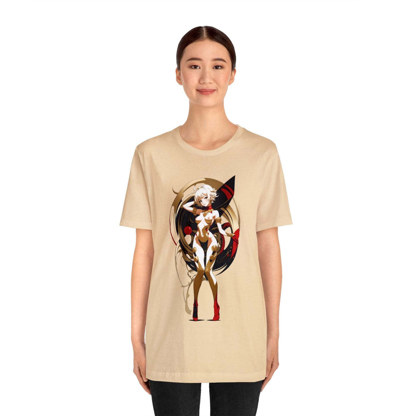 Kǎtōng Piàn - Mecha Girl Collection - Alice - Unisex Jersey Short Sleeve Tee Printify