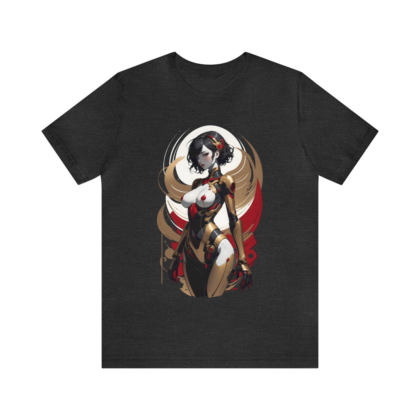 Kǎtōng Piàn - Mecha Girl Collection - Luna - Unisex Jersey Short Sleeve Tee Printify