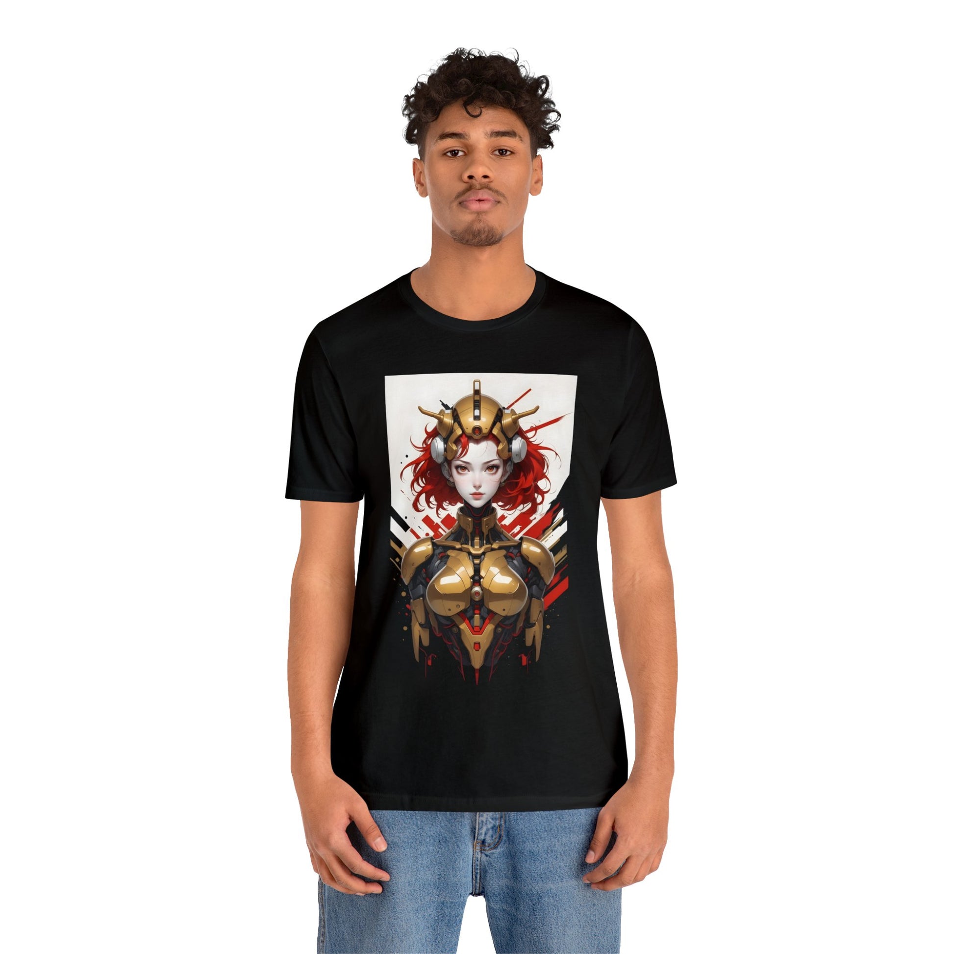 Kǎtōng Piàn - Mecha Girl Collection - Maya - Unisex Jersey Short Sleeve Tee Printify