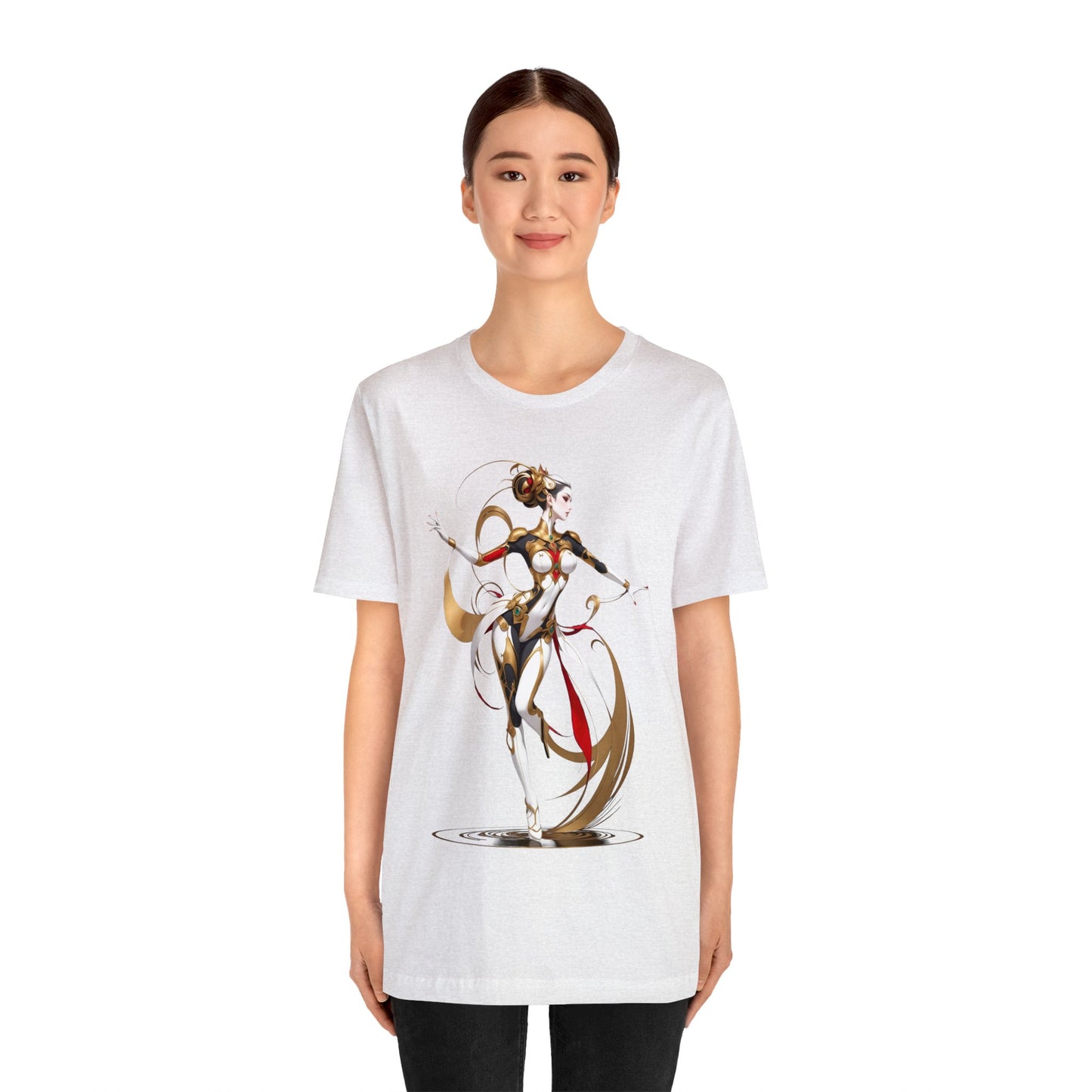 Kǎtōng Piàn - Mecha Girl Collection - Harper - Unisex Jersey Short Sleeve Tee Printify