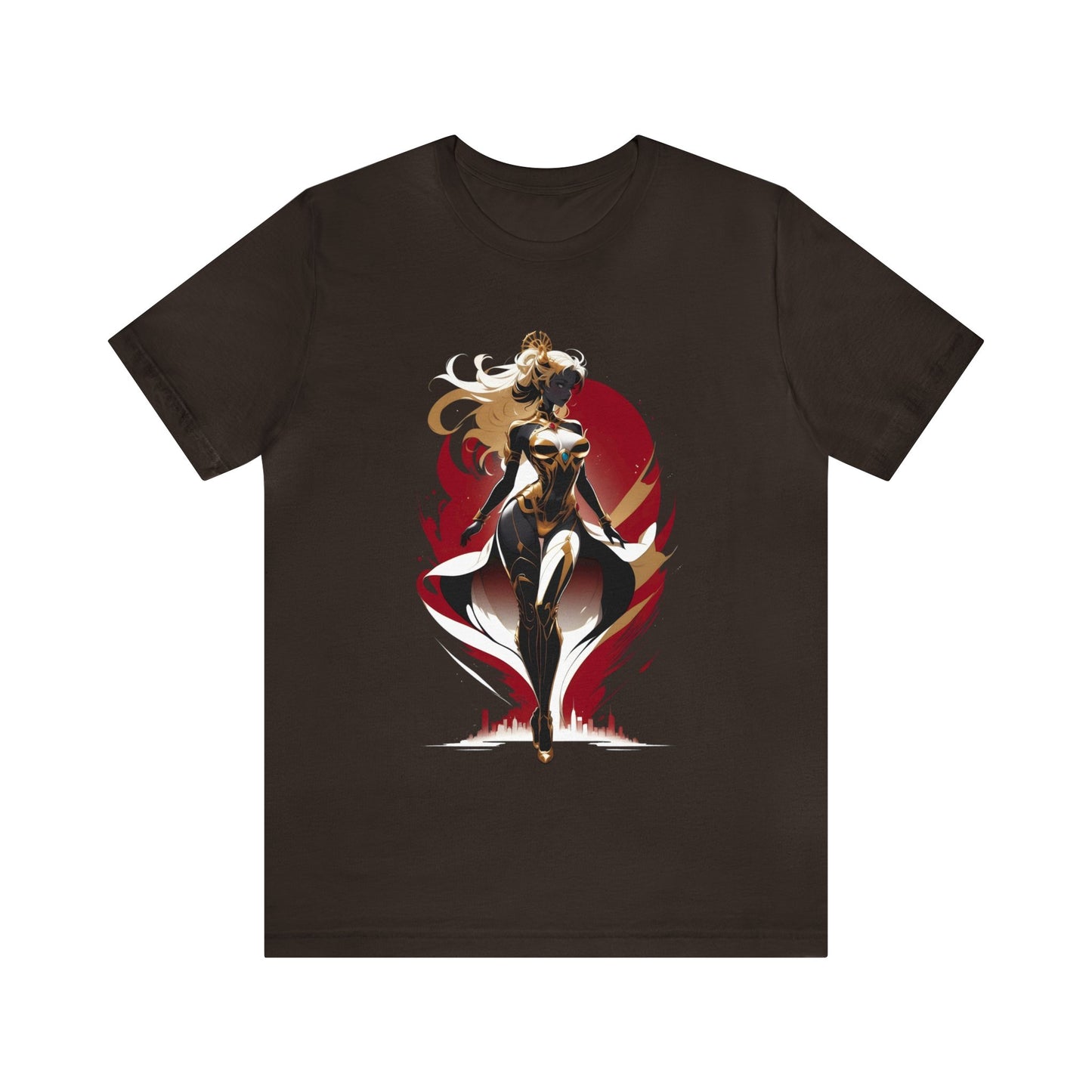 Kǎtōng Piàn - Mecha Girl Collection - Lucy - Unisex Jersey Short Sleeve Tee Printify