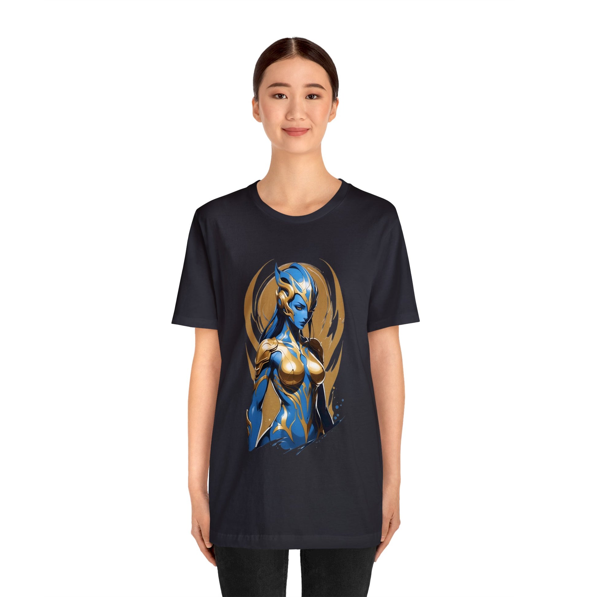 Kǎtōng Piàn - The Lotus Collection - Erzilia - Unisex Jersey Short Sleeve Tee Printify
