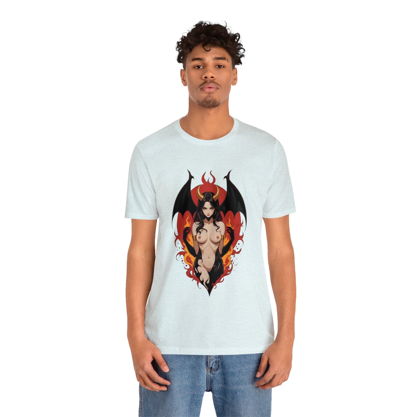 Kǎtōng Piàn - Devil Woman Collection - Devany - Unisex Jersey Short Sleeve Tee Printify