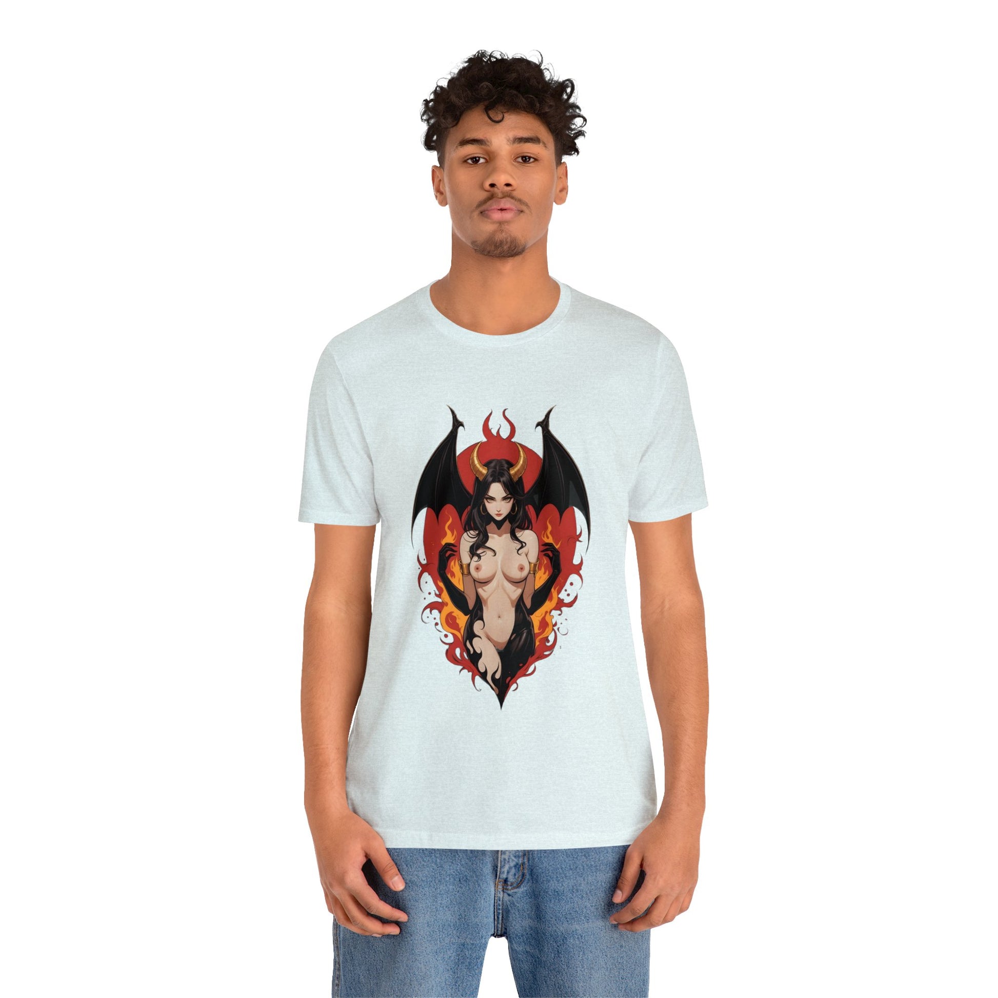 Kǎtōng Piàn - Devil Woman Collection - Devany - Unisex Jersey Short Sleeve Tee Printify