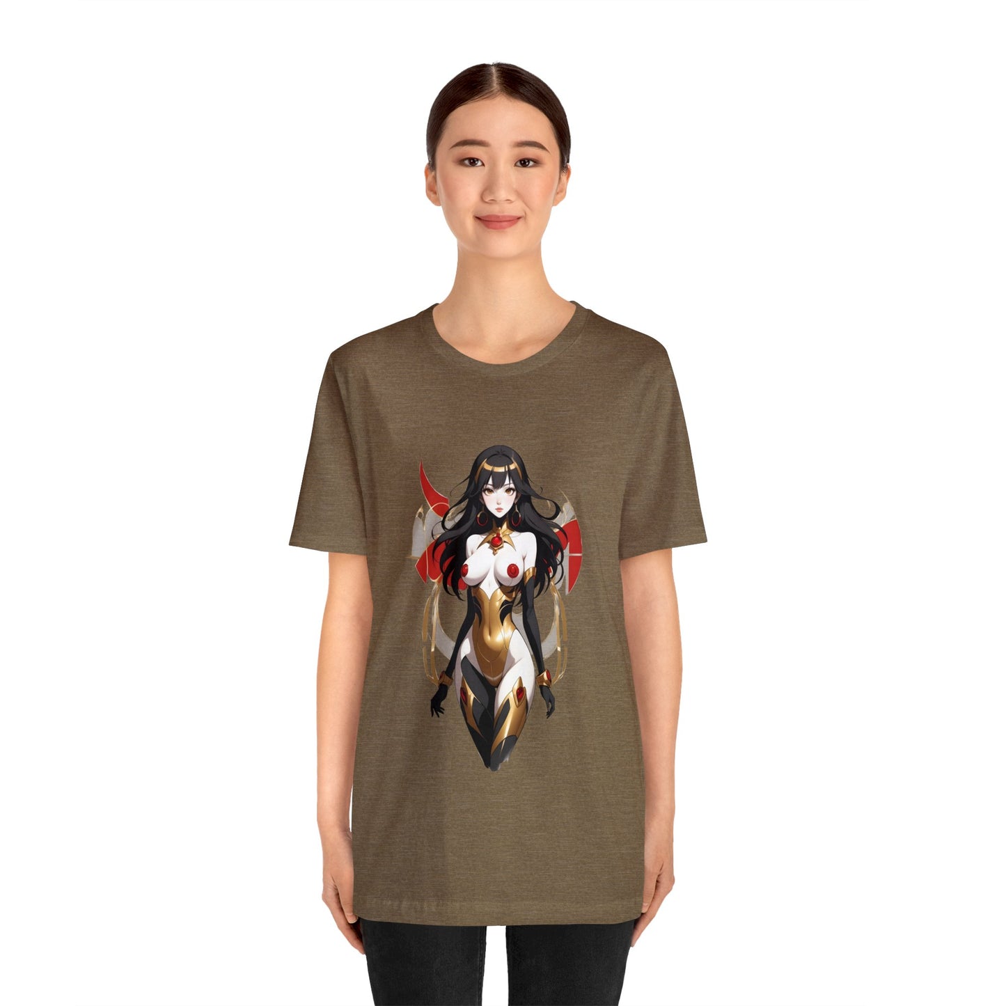 Kǎtōng Piàn - Mecha Girl Collection - Kinsley - Unisex Jersey Short Sleeve Tee Printify