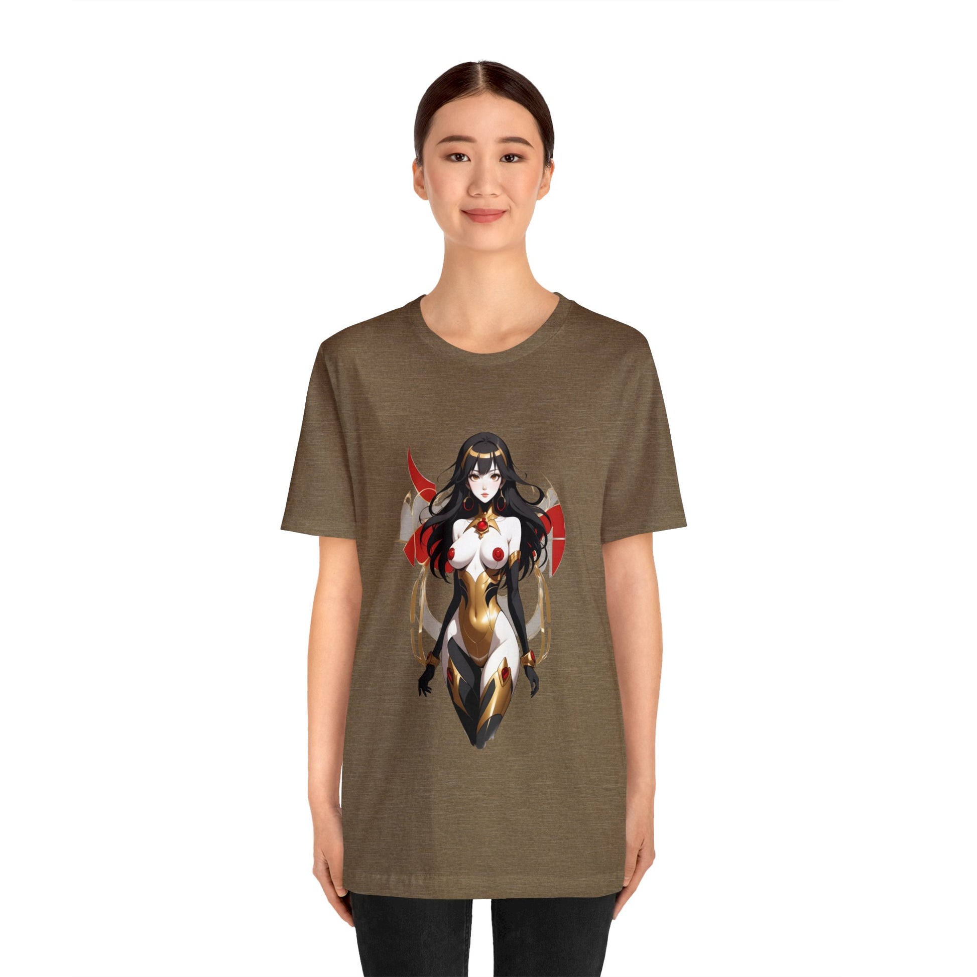 Kǎtōng Piàn - Mecha Girl Collection - Kinsley - Unisex Jersey Short Sleeve Tee Printify