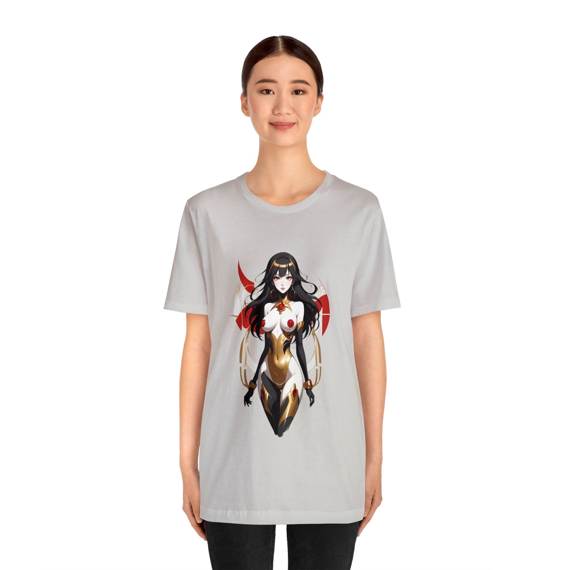 Kǎtōng Piàn - Mecha Girl Collection - Kinsley - Unisex Jersey Short Sleeve Tee Printify