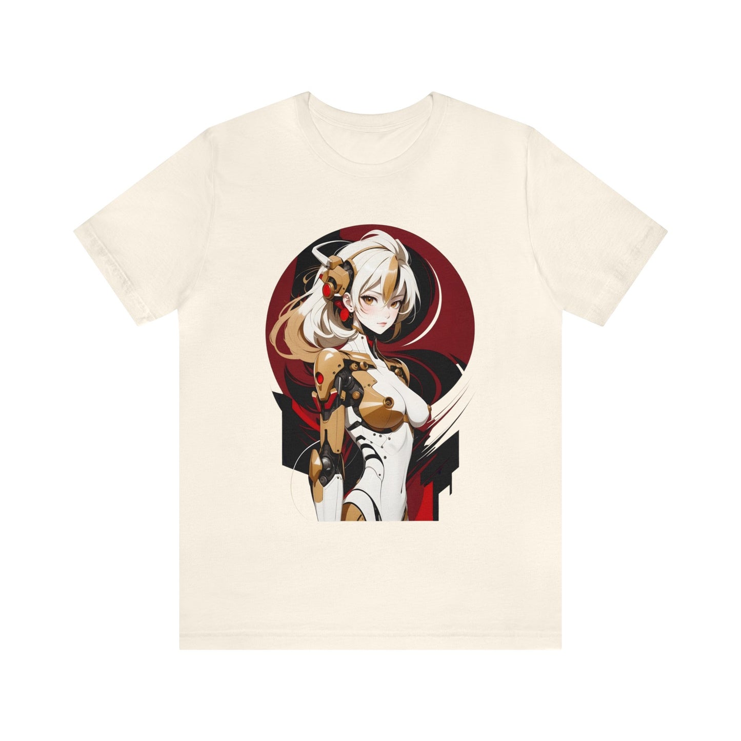 Kǎtōng Piàn - Mecha Girl Collection - Elena - Unisex Jersey Short Sleeve Tee Printify